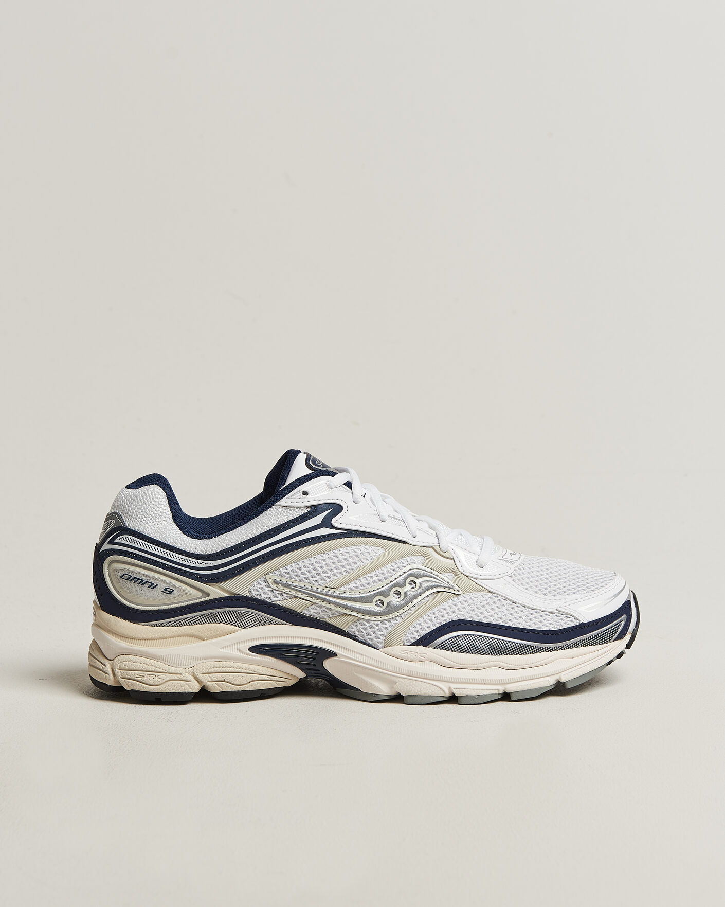 Herren | Sneaker | Saucony | Progrid Omni 9 Running Sneaker White/Navy