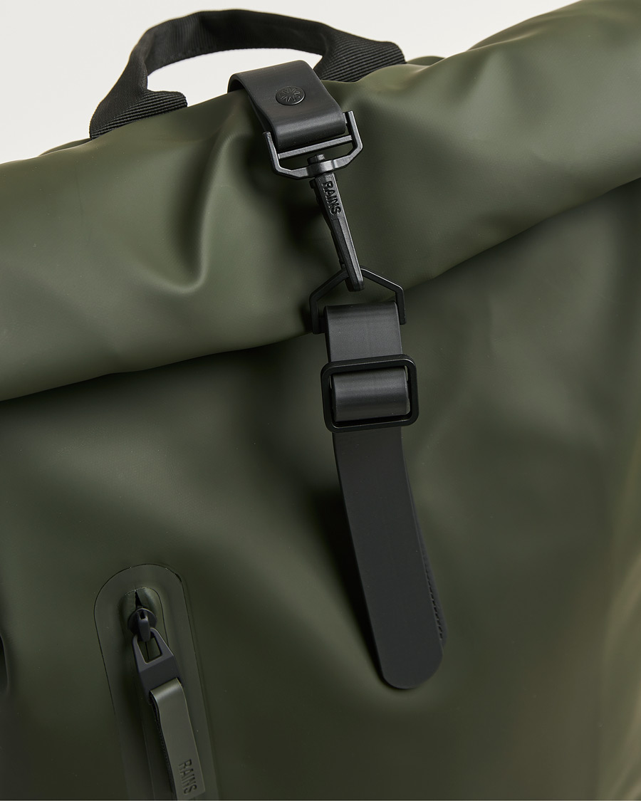 Herren | Taschen | RAINS | Rolltop Large Rucksack Green