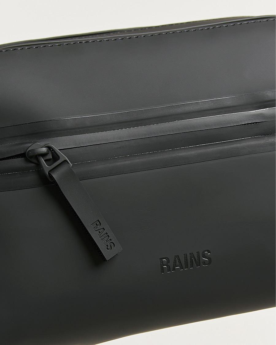Herren | Taschen | RAINS | Double Zip Washbag Black