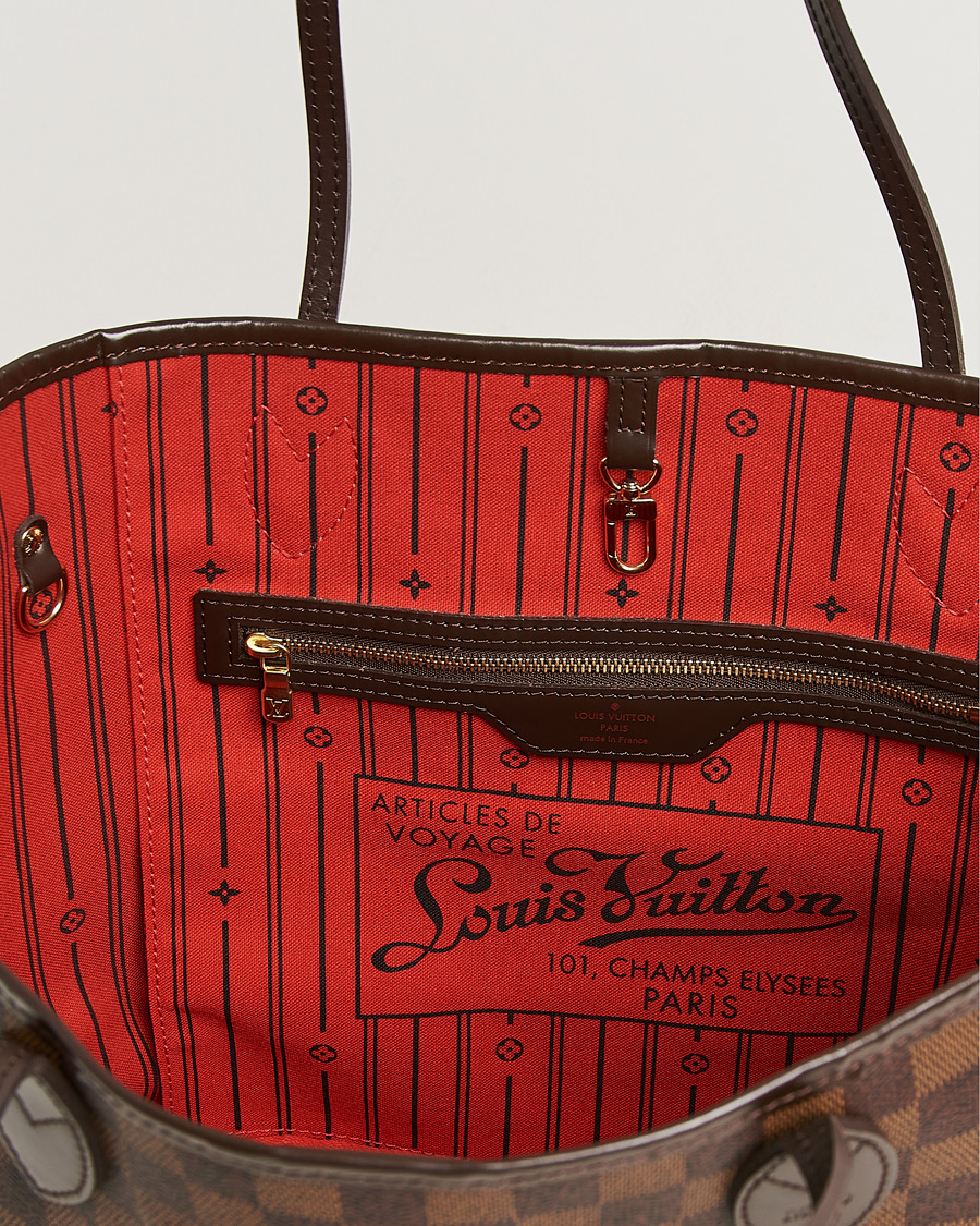 Herren | Pre-Owned & Vintage Bags | Louis Vuitton Pre-Owned | Neverfull MM Damier Ebene