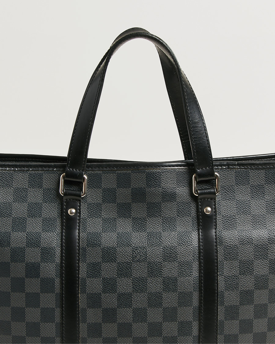Herren | Pre-Owned & Vintage Bags | Louis Vuitton Pre-Owned | Tadao Tote Bag Damier Graphite