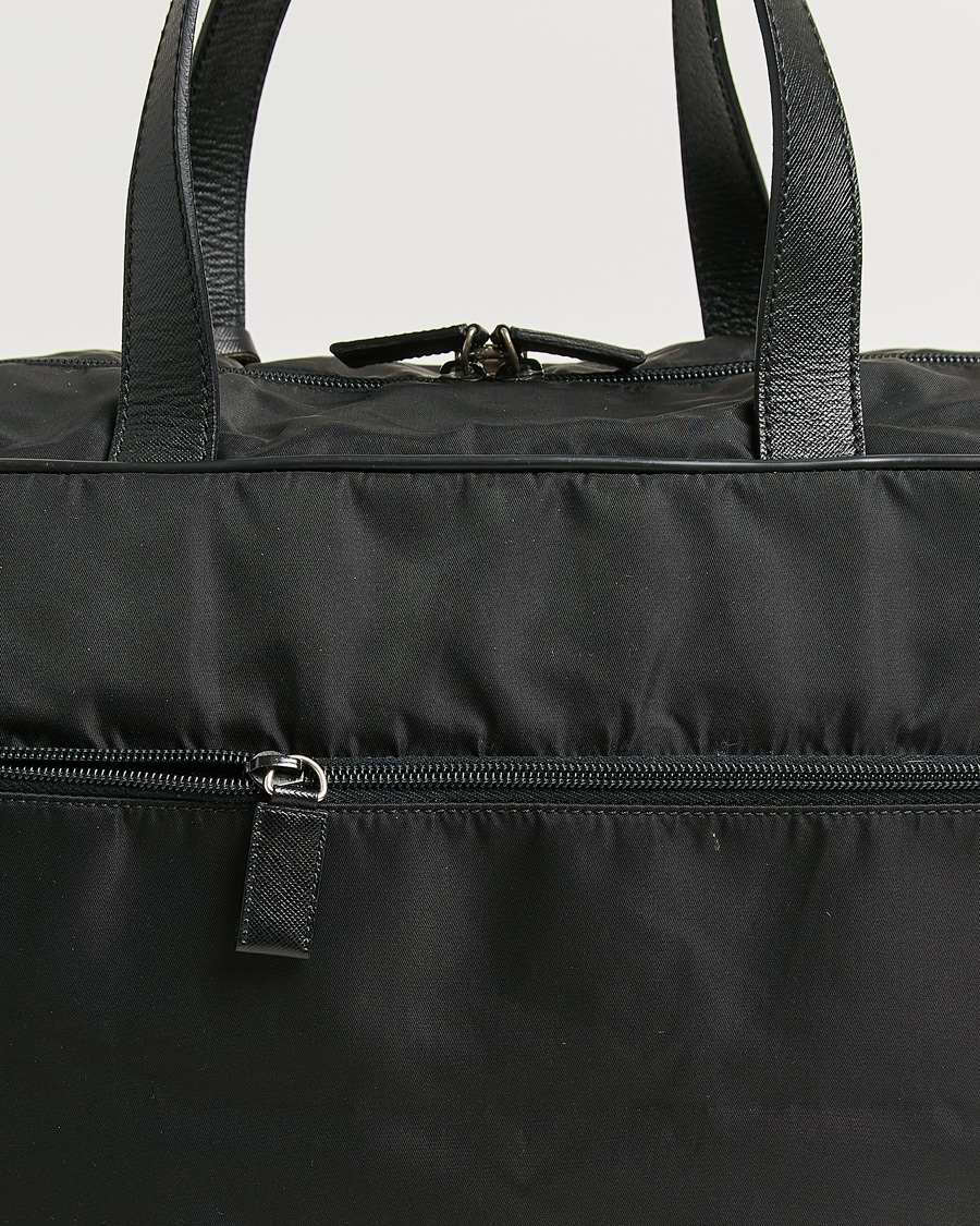 Herren | Pre-Owned & Vintage Bags | Prada Pre-Owned | Tessuto Nylon Document Bag Black