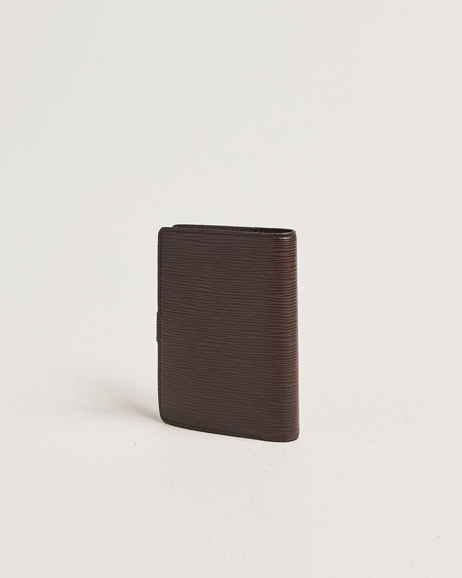 Herren | Pre-Owned & Vintage Bags | Louis Vuitton Pre-Owned | Small Ring Agenda Cover Epi Leather Brown