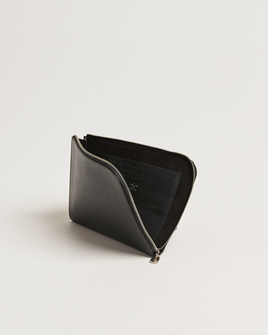 Herren | Pre-Owned & Vintage Bags | Louis Vuitton Pre-Owned | Porte Documents Epi Leather Black