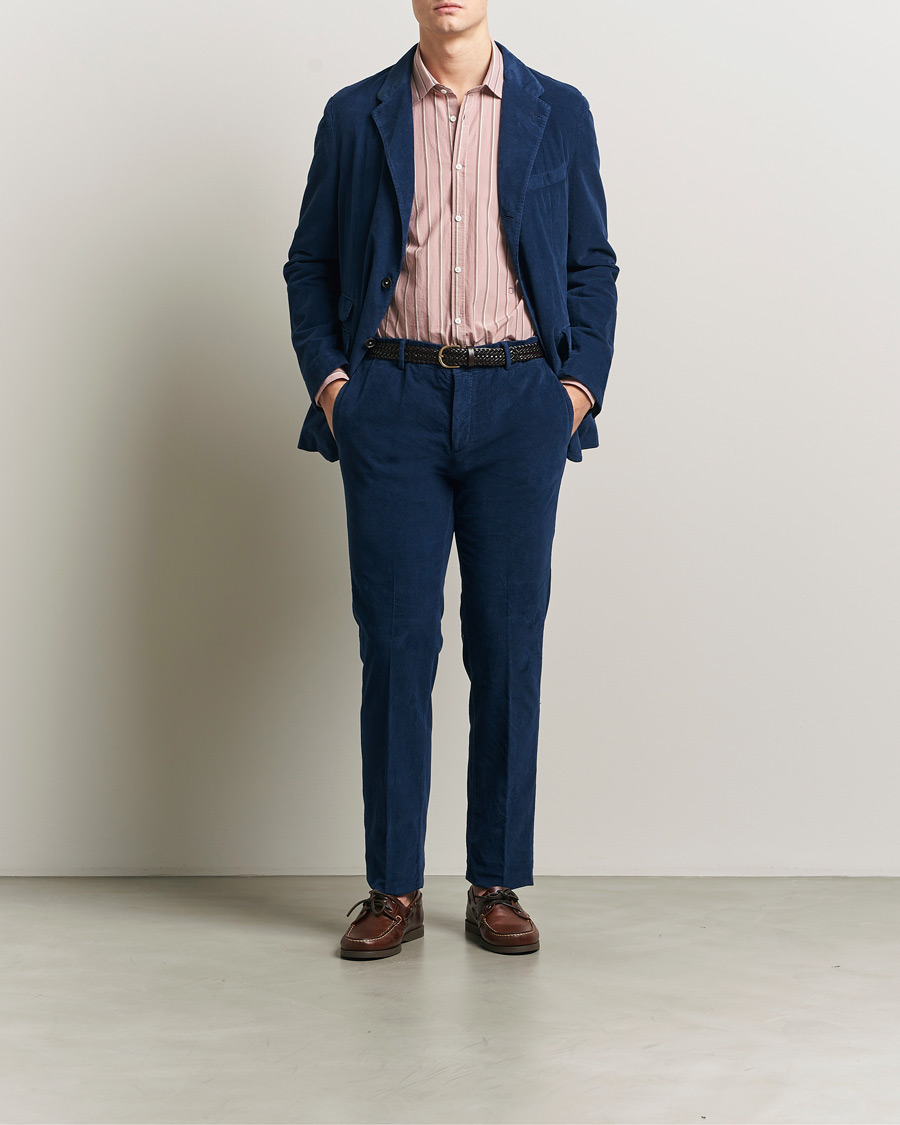Herren | Anzüge | Massimo Alba | Sloop Corduroy Suit Midnight Blue