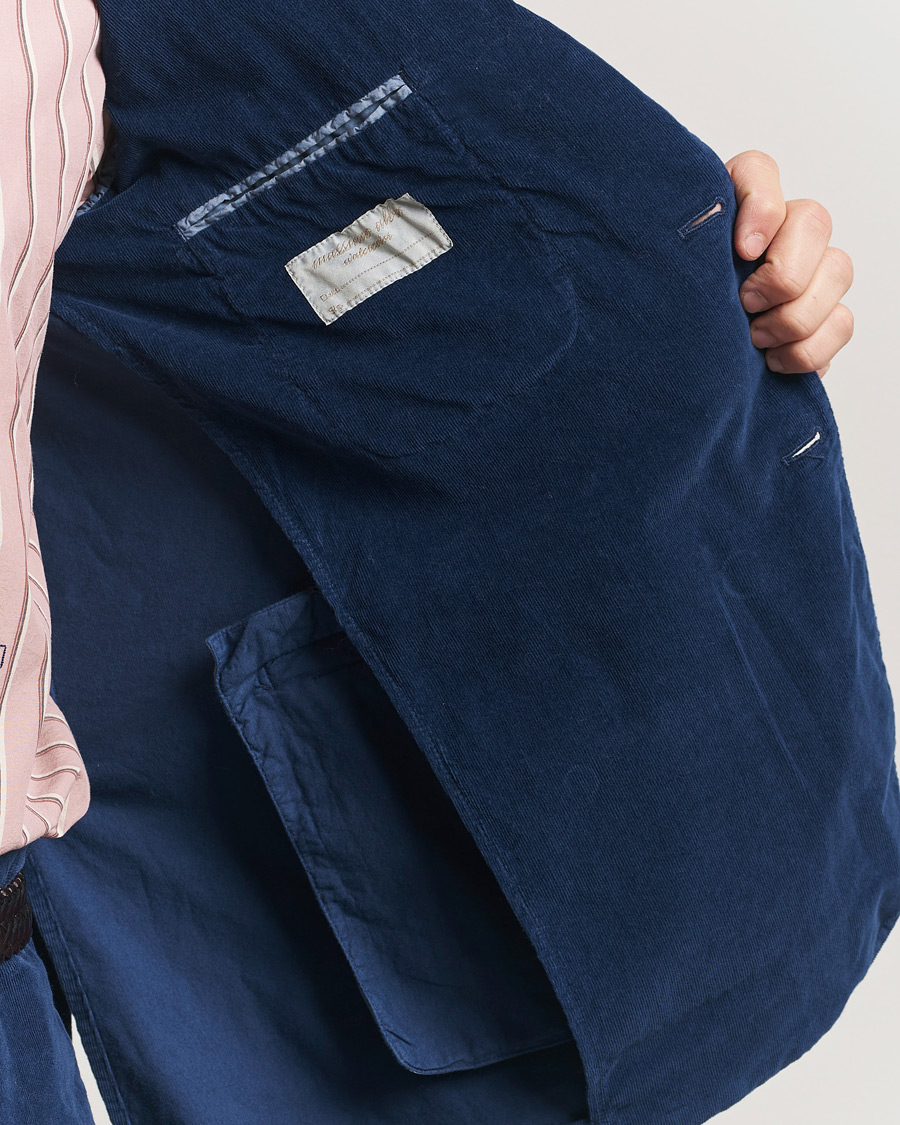 Herren | Anzüge | Massimo Alba | Sloop Corduroy Suit Midnight Blue