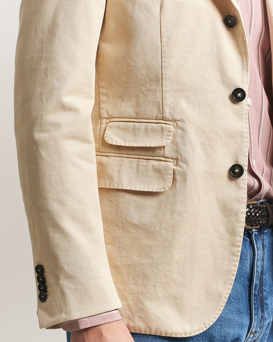 Herren | Sakkos | Massimo Alba | Sloop Cotton Blazer Light Beige