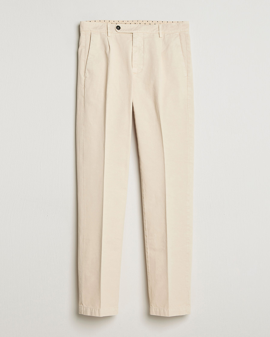 Herren | Hosen | Massimo Alba | Ionio Cotton Trousers Light Beige