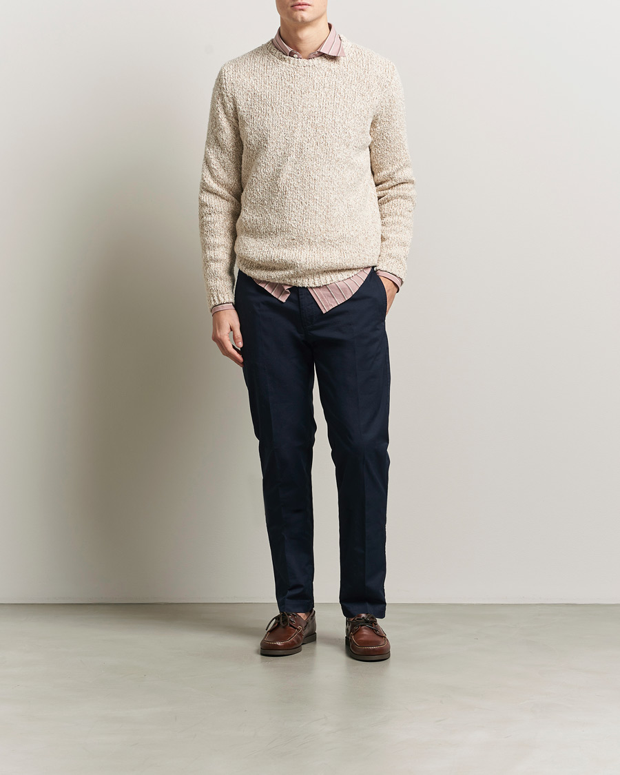 Herren | Hosen | Massimo Alba | Winch Cotton Gabardine Trousers Navy