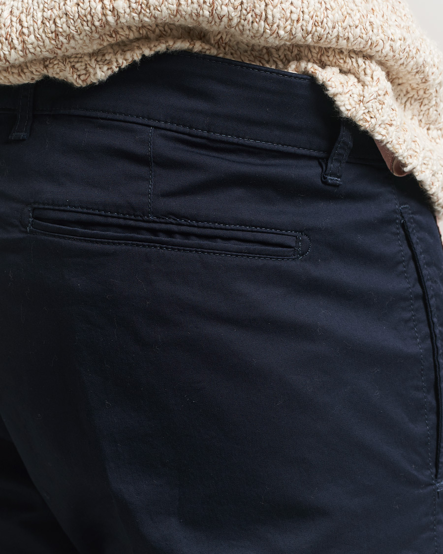 Herren | Hosen | Massimo Alba | Winch Cotton Gabardine Trousers Navy