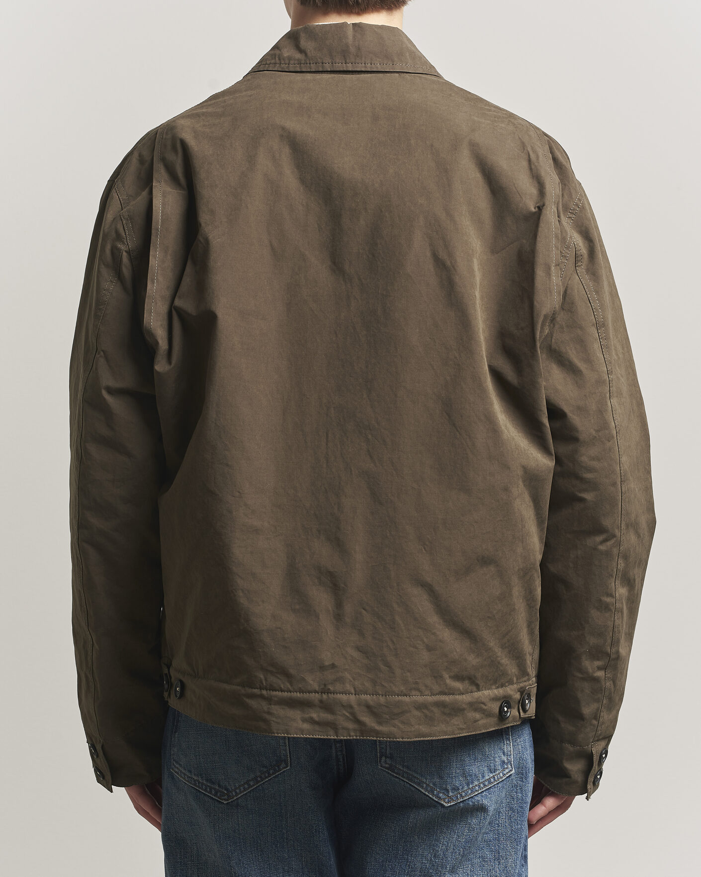 Herren | Jacken | Massimo Alba | Lined Cotton Bomber Jacket Hunter
