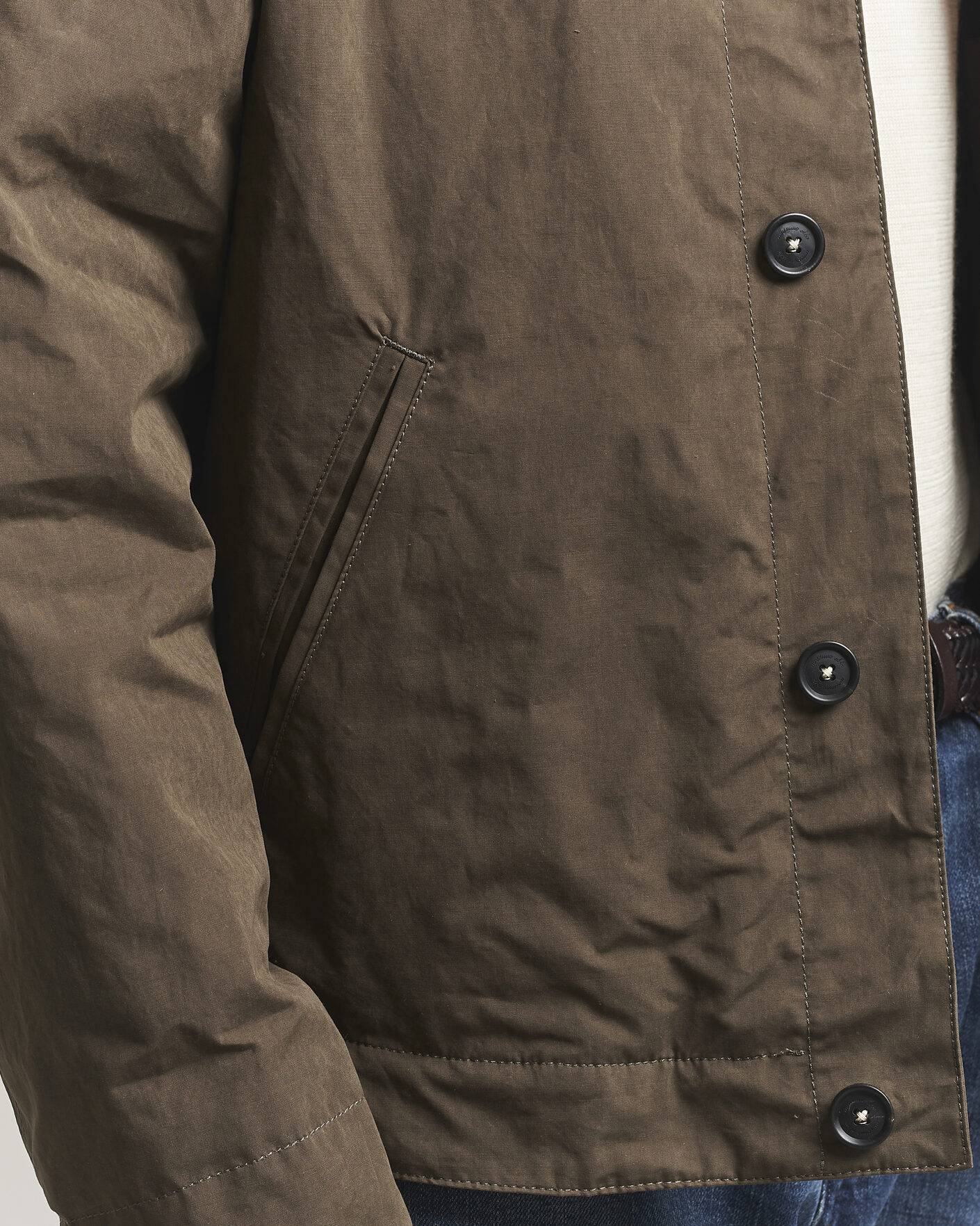 Herren | Jacken | Massimo Alba | Lined Cotton Bomber Jacket Hunter