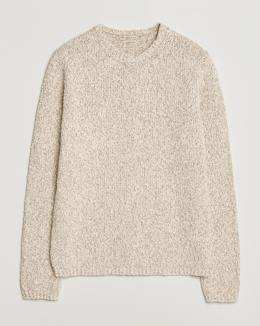 Herren | Pullover | Massimo Alba | Cotton Boucle Sweater Bronze