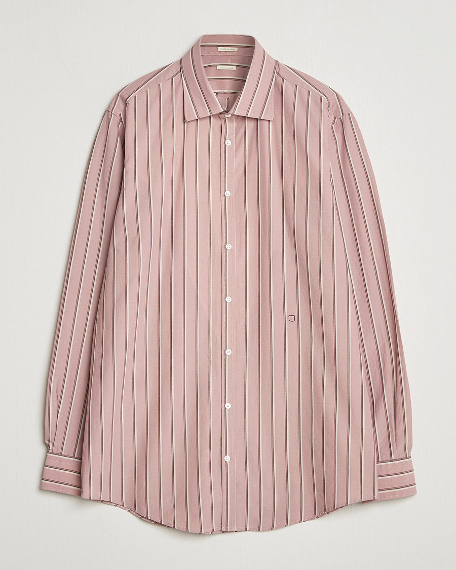 Herren | Hemden | Massimo Alba | Genova Striped Shirt Old Rose