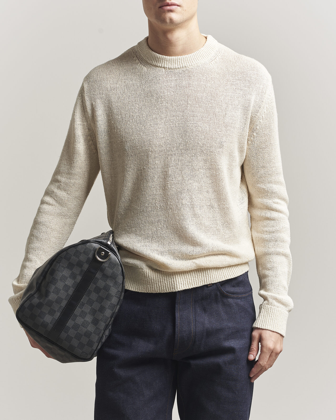 Herren | Pullover | Jil Sander | Silk Blend Crew Neck Sweater Sand