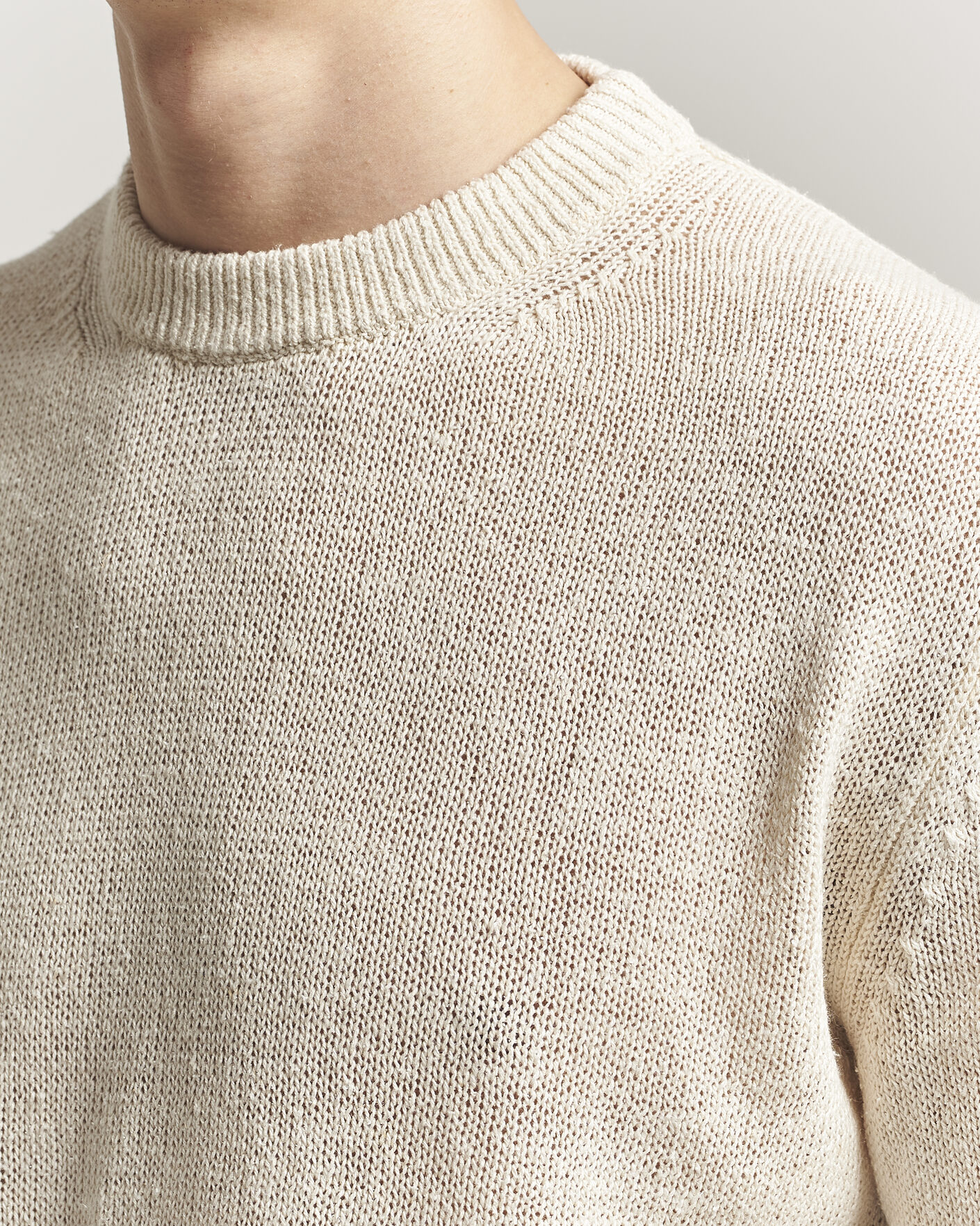 Herren | Pullover | Jil Sander | Silk Blend Crew Neck Sweater Sand