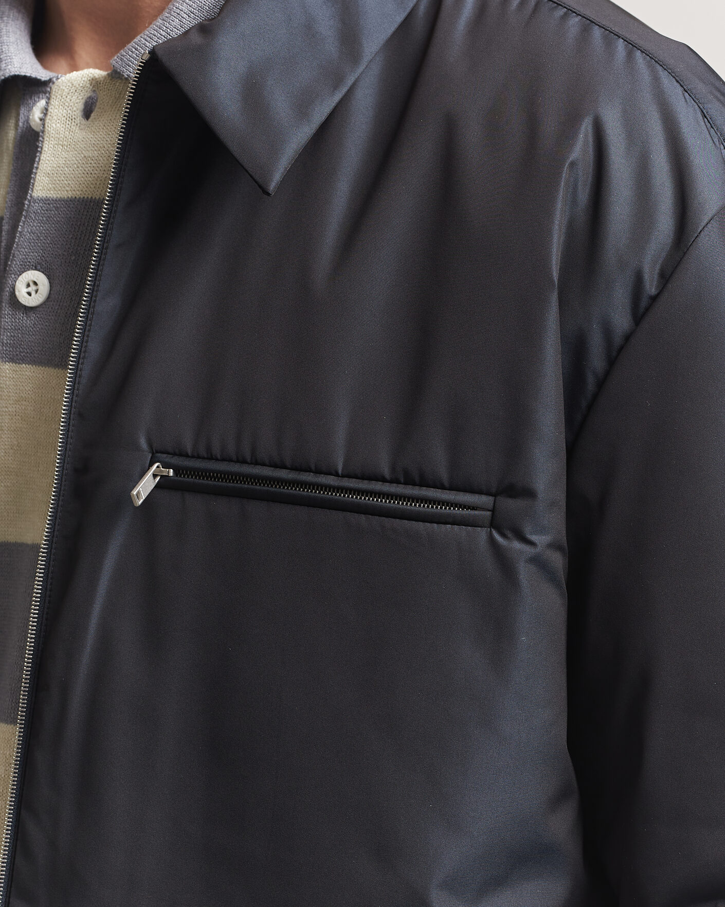 Herren | Jacken | Jil Sander | Nylon Zip Jacket Navy