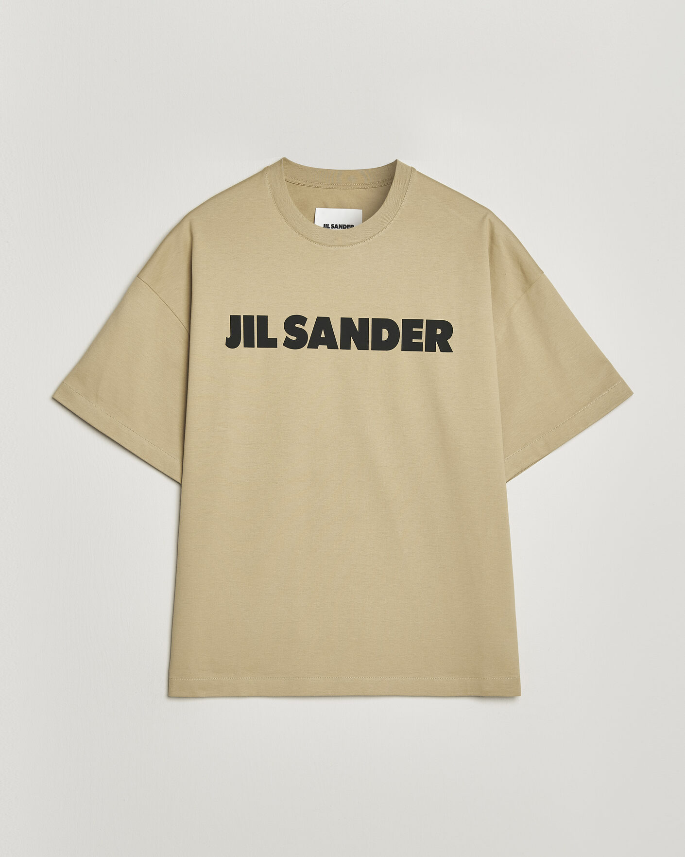 Herren | T-Shirts | Jil Sander | Short Sleeve Logo T-Shirt Khaki