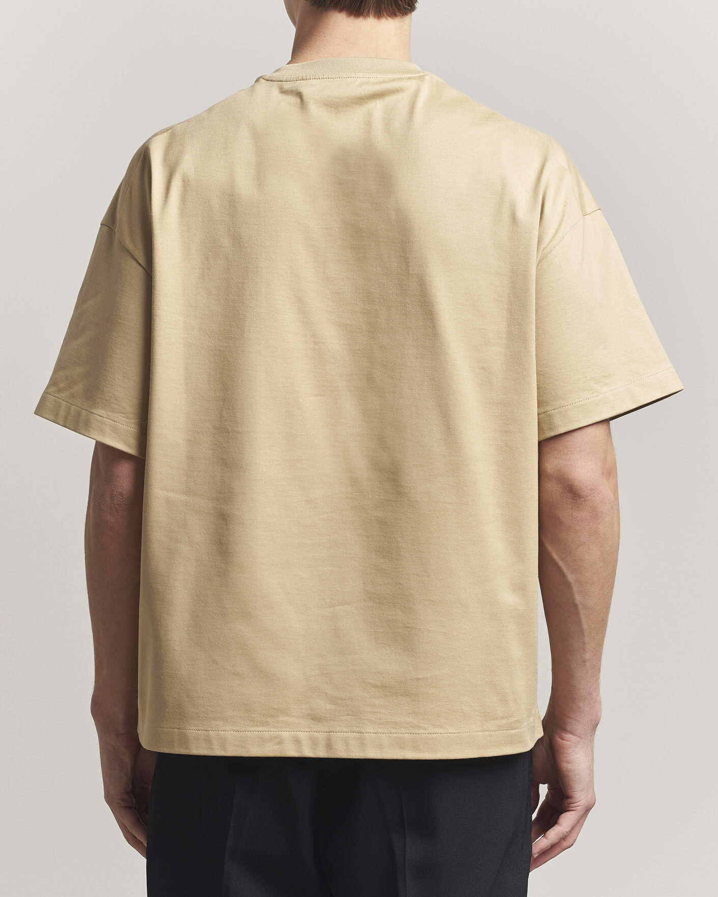 Herren | T-Shirts | Jil Sander | Short Sleeve Logo T-Shirt  Khaki