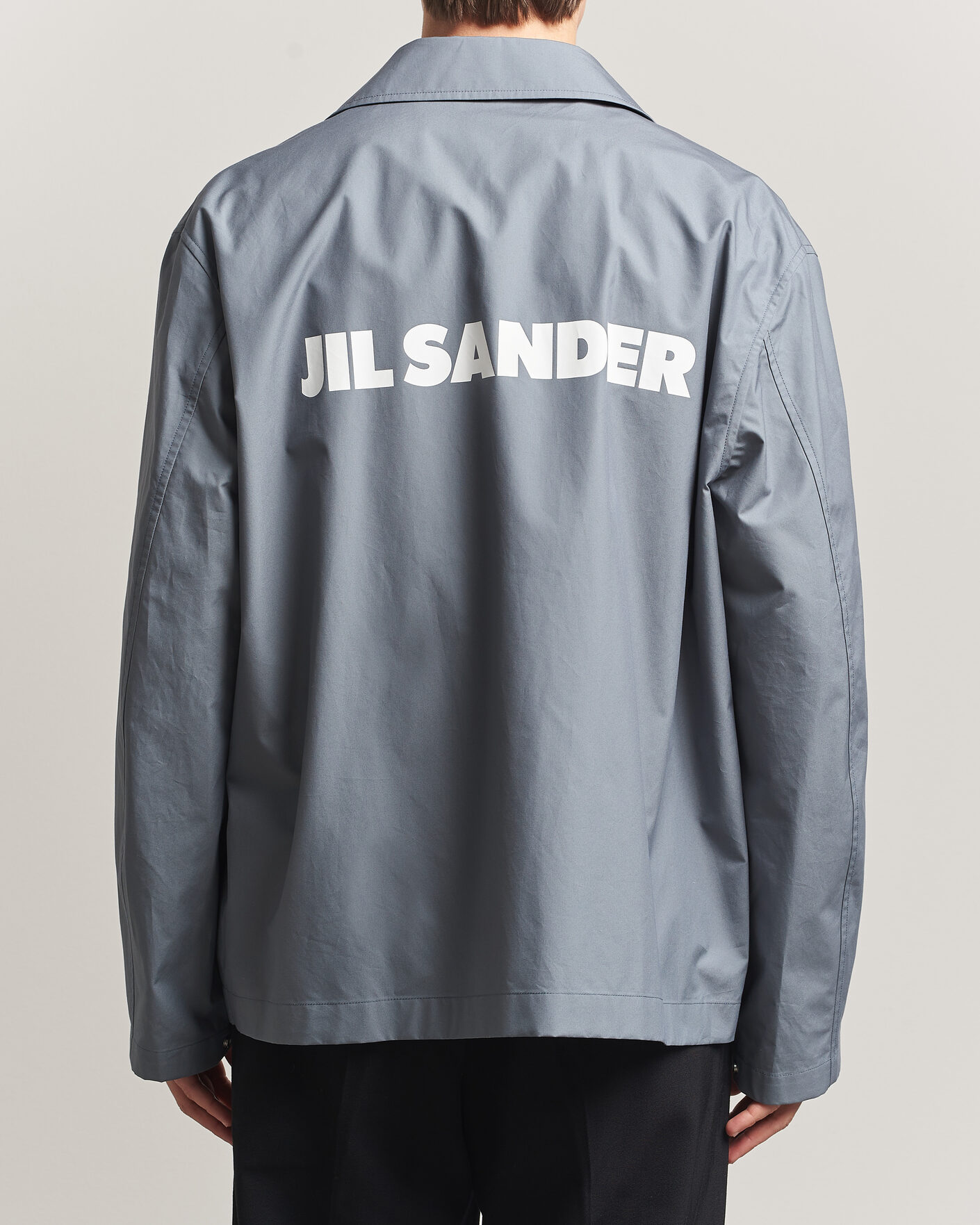 Herren | Jacken | Jil Sander | Back Logo Bomber Jacket Grey