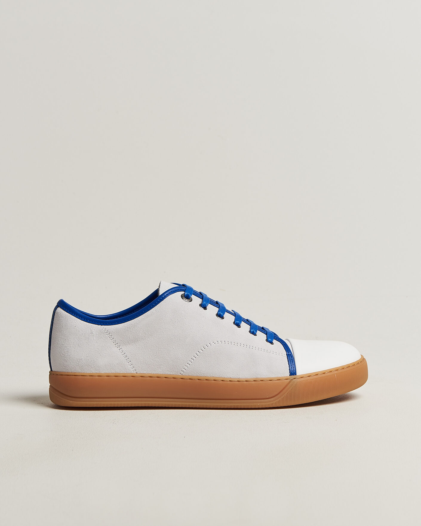 Herren | Sneaker | Lanvin | DBB1 Nappa Cap Toe Sneaker White/Blue