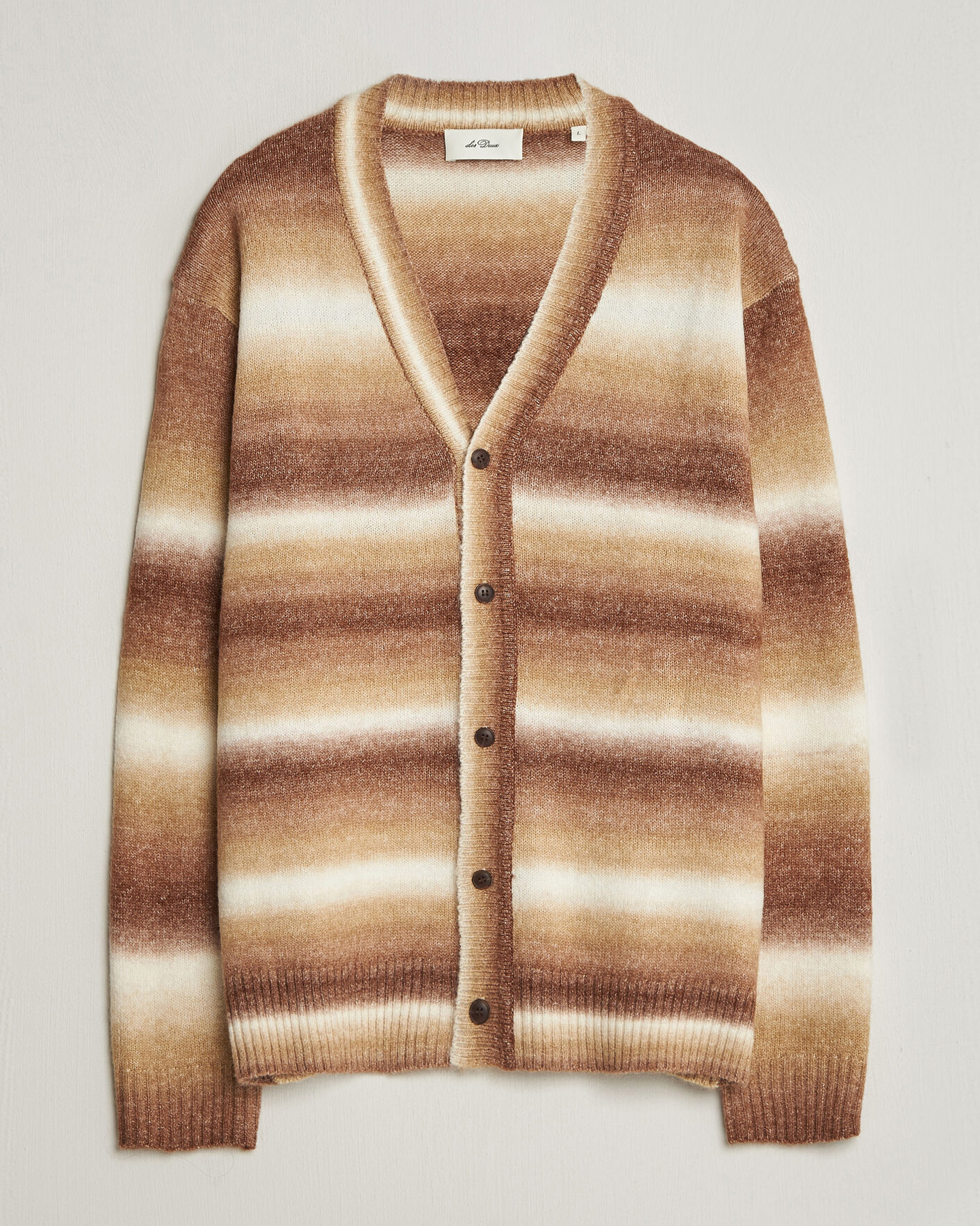 Herren | Pullover | LES DEUX | Boston Gradient Knitted Cardigan Teak Brown