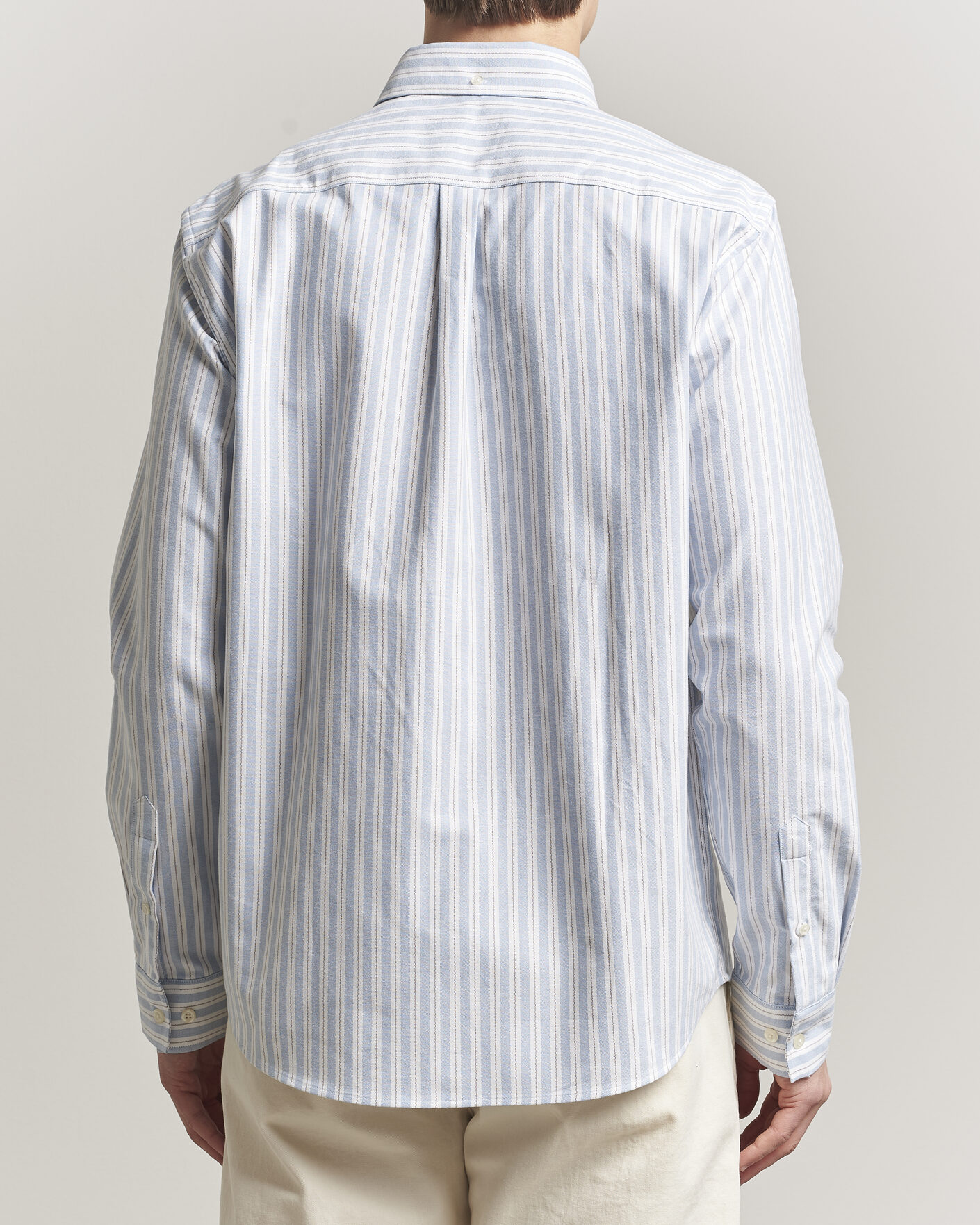 Herren | Hemden | LES DEUX | Konrad Striped Oxford Shirt Allure Blue