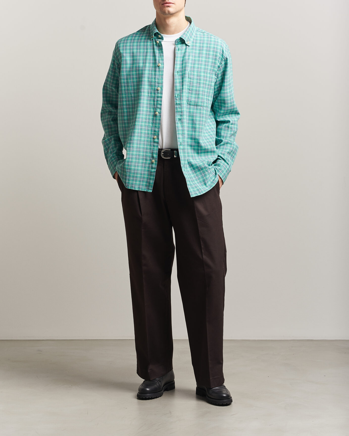 Herren | Hemden | LES DEUX | Kent Check Shirt Allure Blue