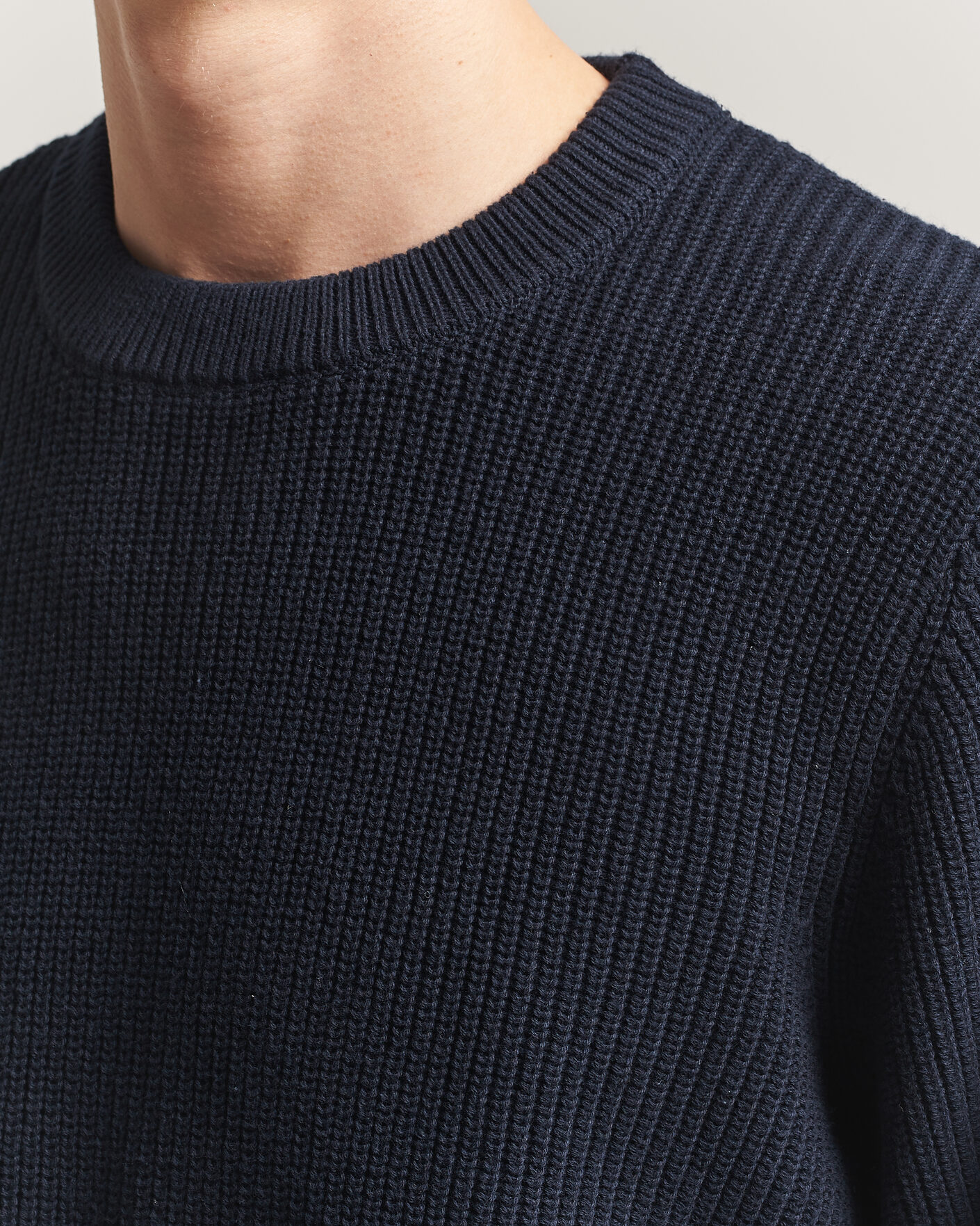 Herren | Pullover | LES DEUX | Garry Rib Crew Neck Knit Dark Navy