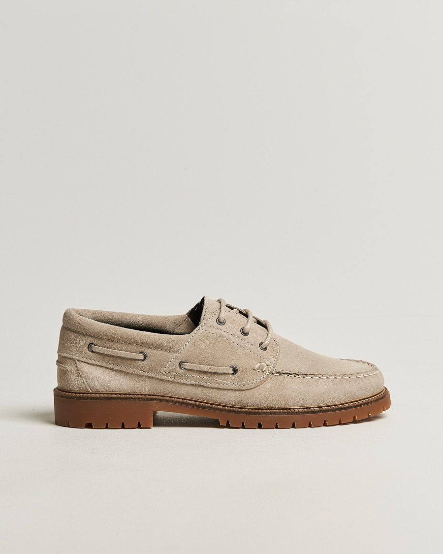 Herren | Sneaker | LES DEUX | Taylor Suede Boat Shoe Light Sand