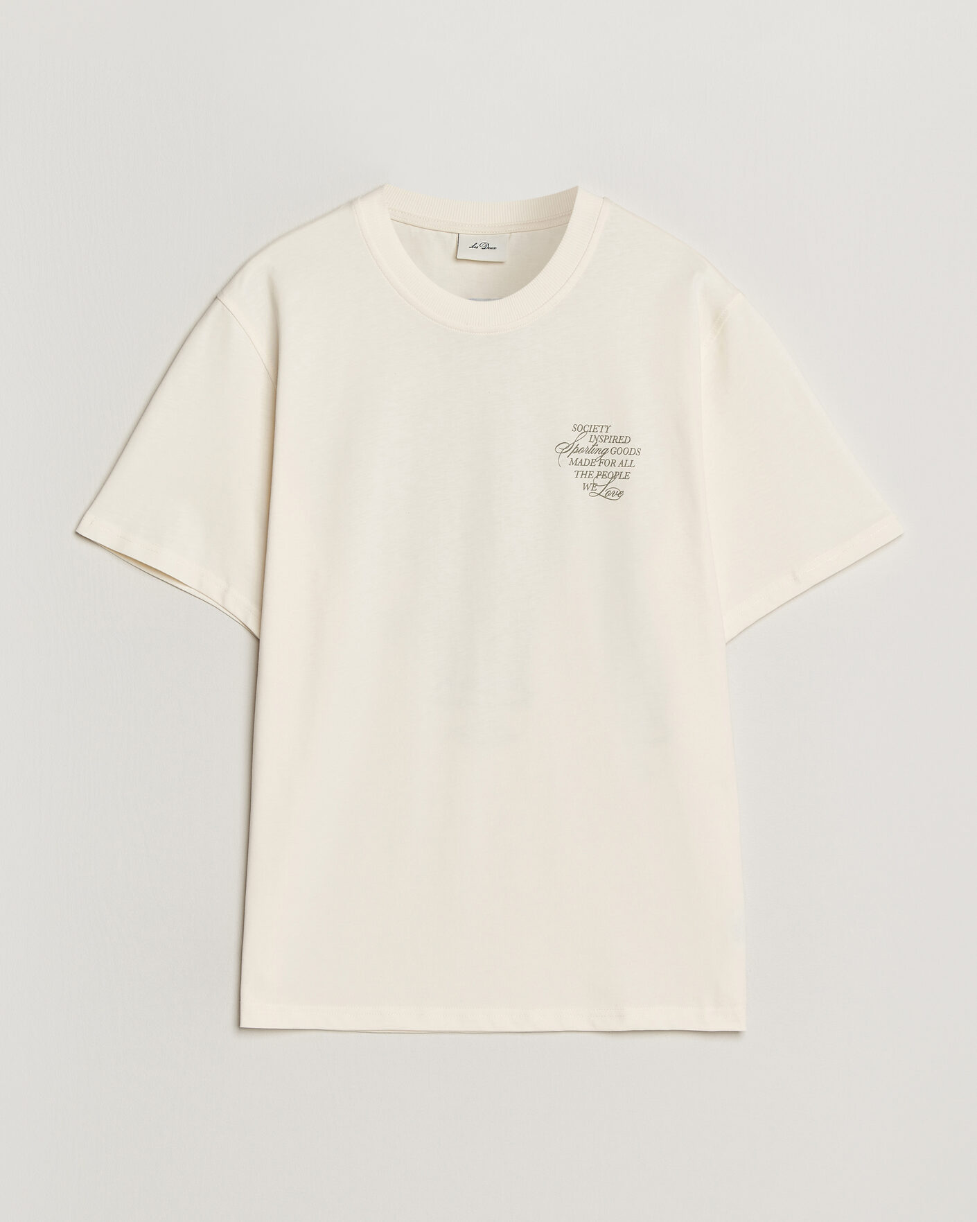Herren | T-Shirts | LES DEUX | Ben Faience T-Shirt Eggnog White