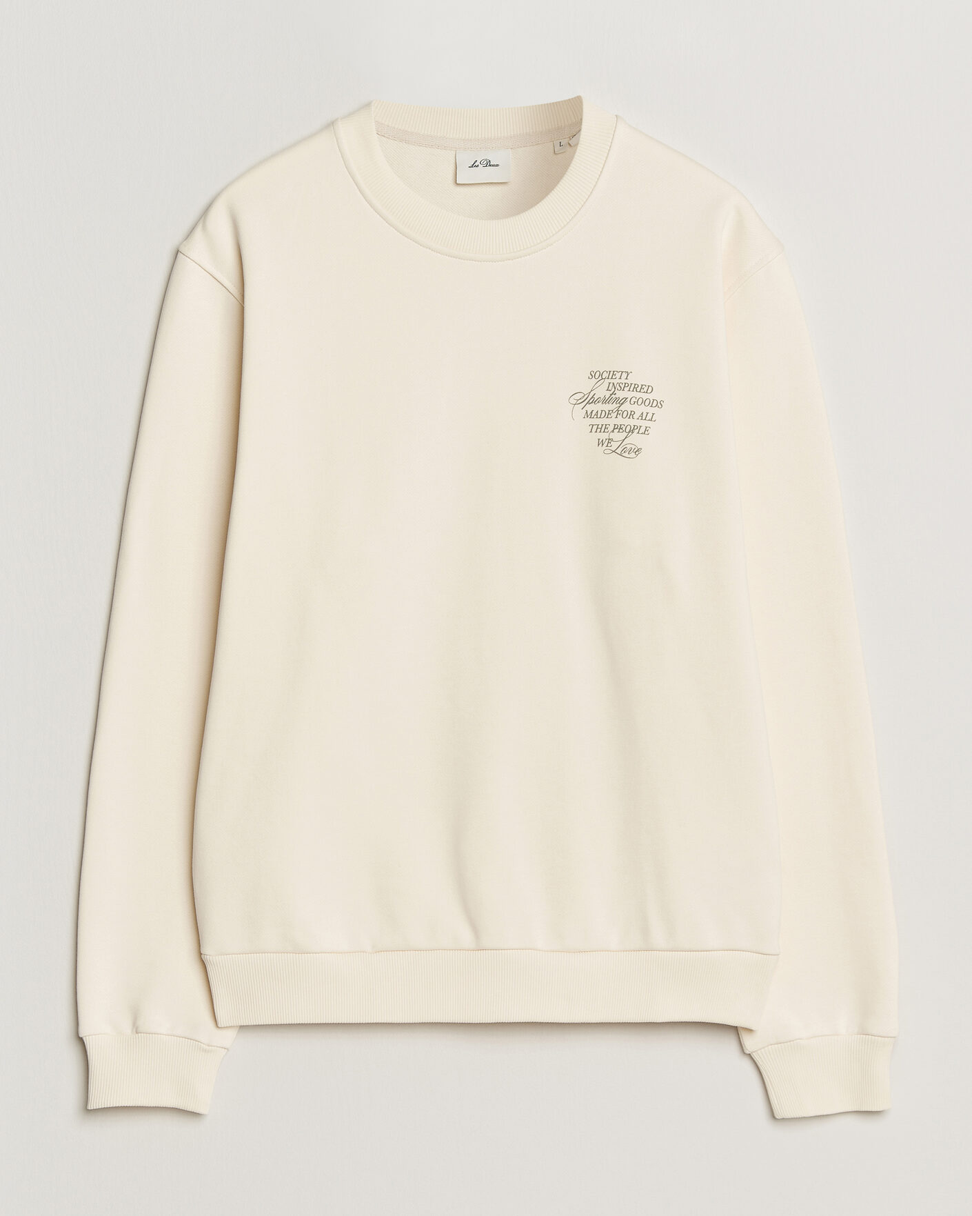 Herren | Pullover | LES DEUX | Ben Faience Sweatshirt Eggnog White