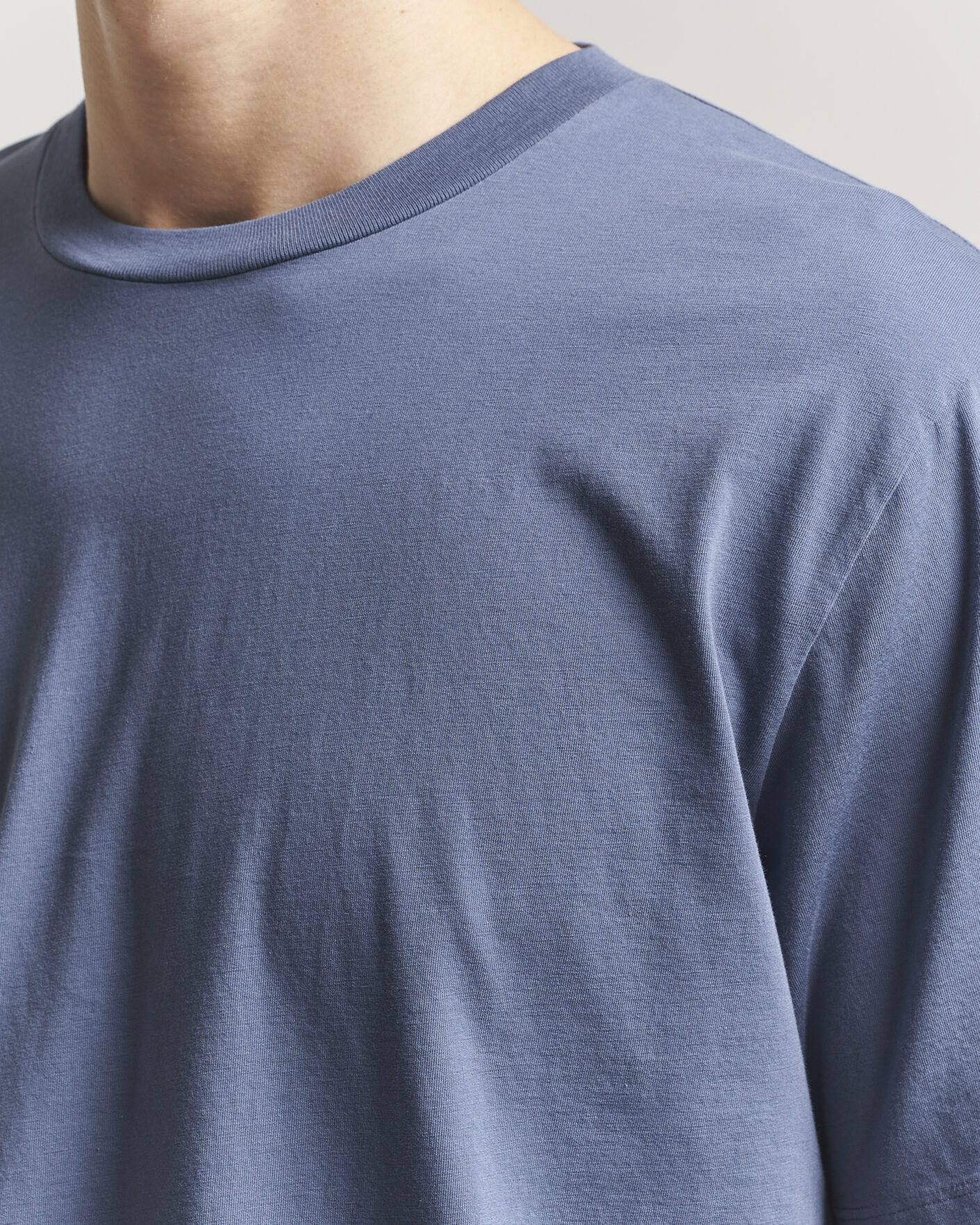 Herren | T-Shirts | Jeanerica | Delon Crew Neck T-Shirt Blue