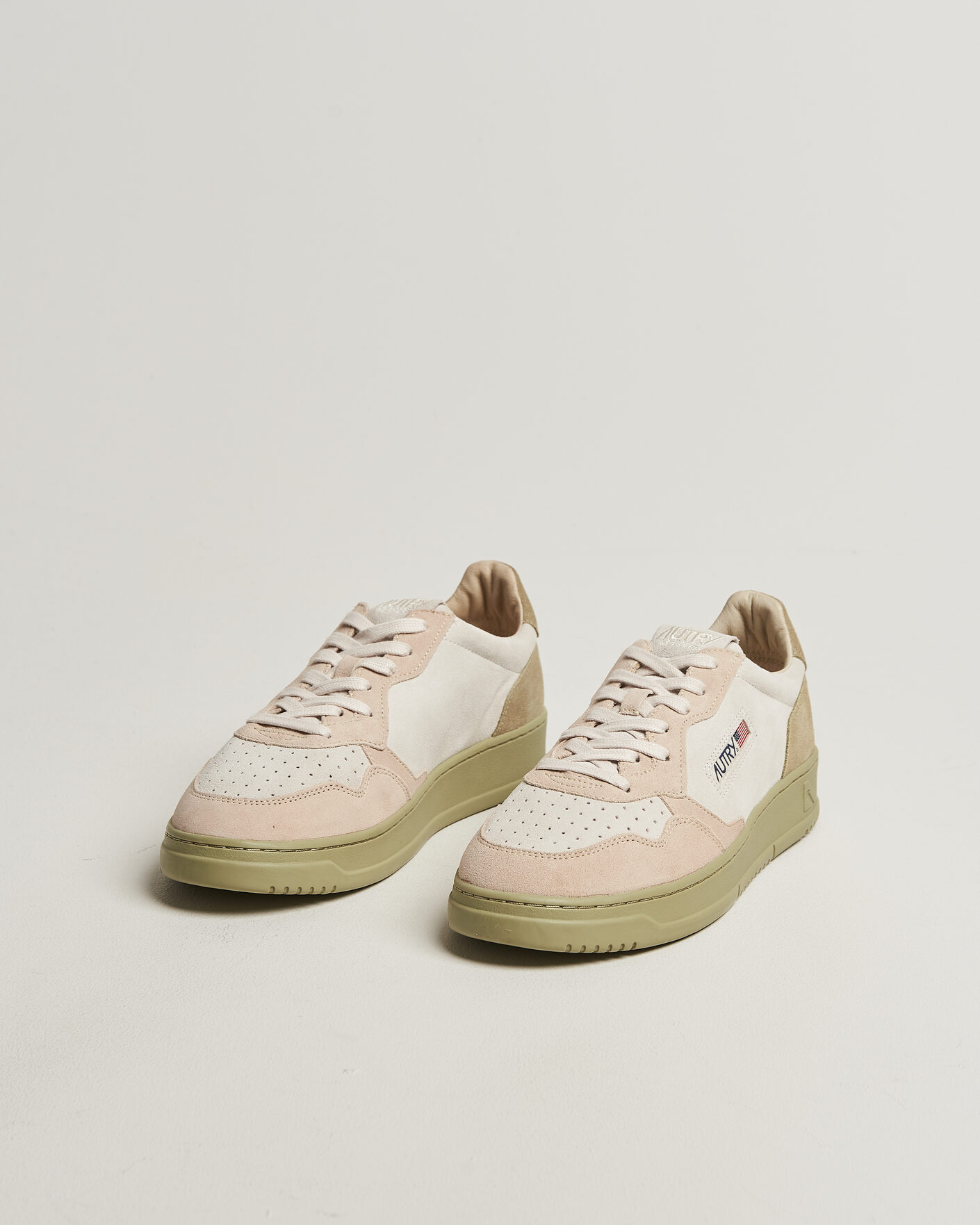 Herren | Sneaker | Autry | Medalist Low Sneaker Green/White/Sand