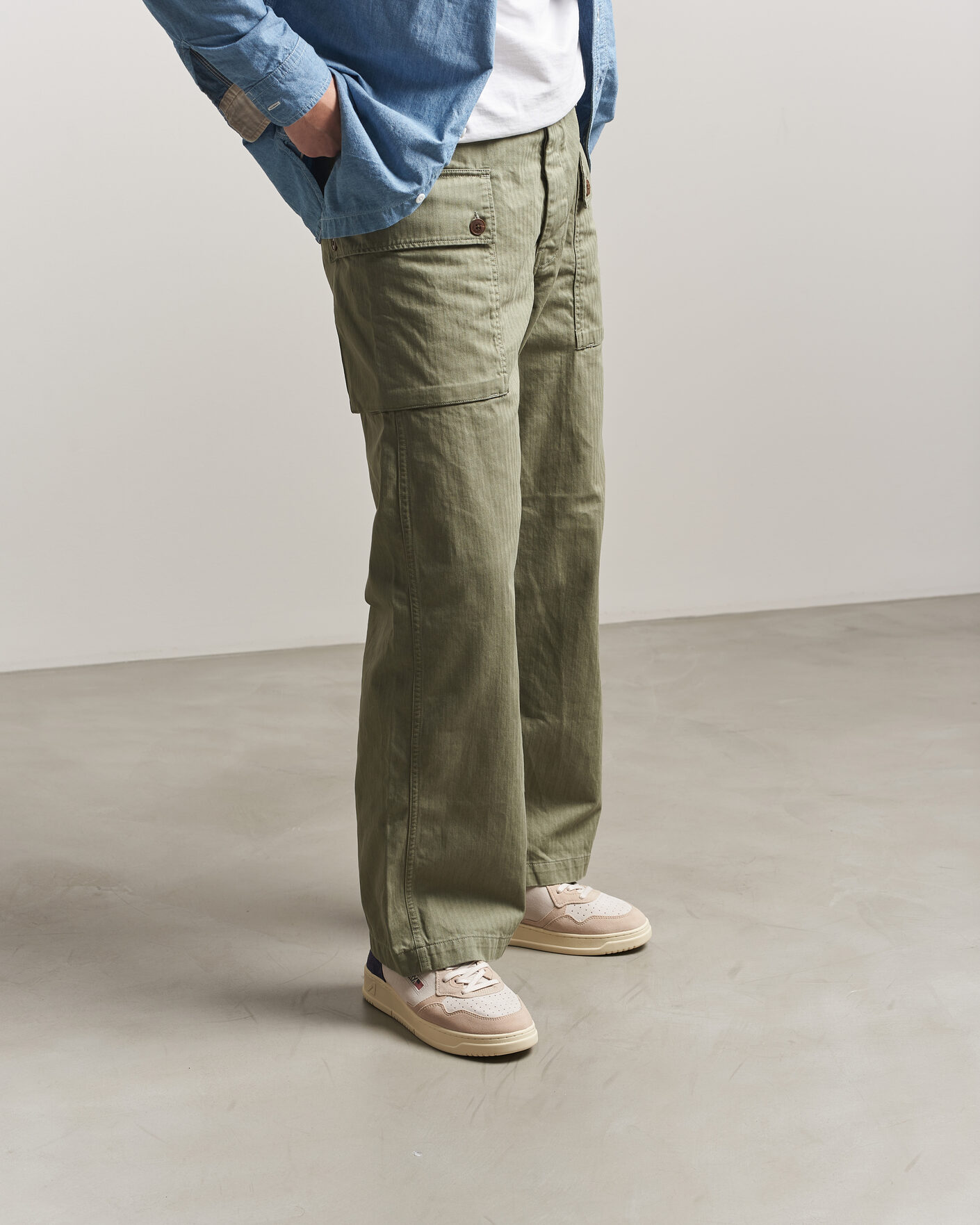 Herren | Sneaker | Autry | Medalist Low Sneaker Blue/White/Sand