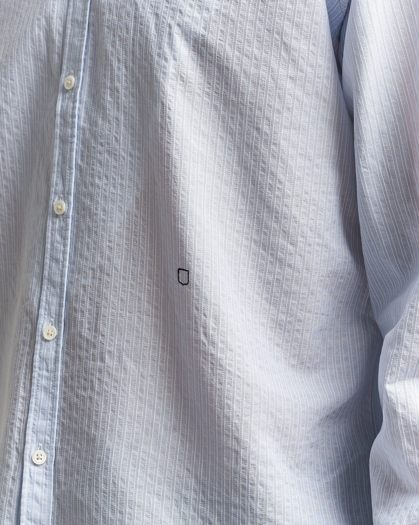 Herren | Hemden | Massimo Alba | Genova Striped Shirt Sky Blue