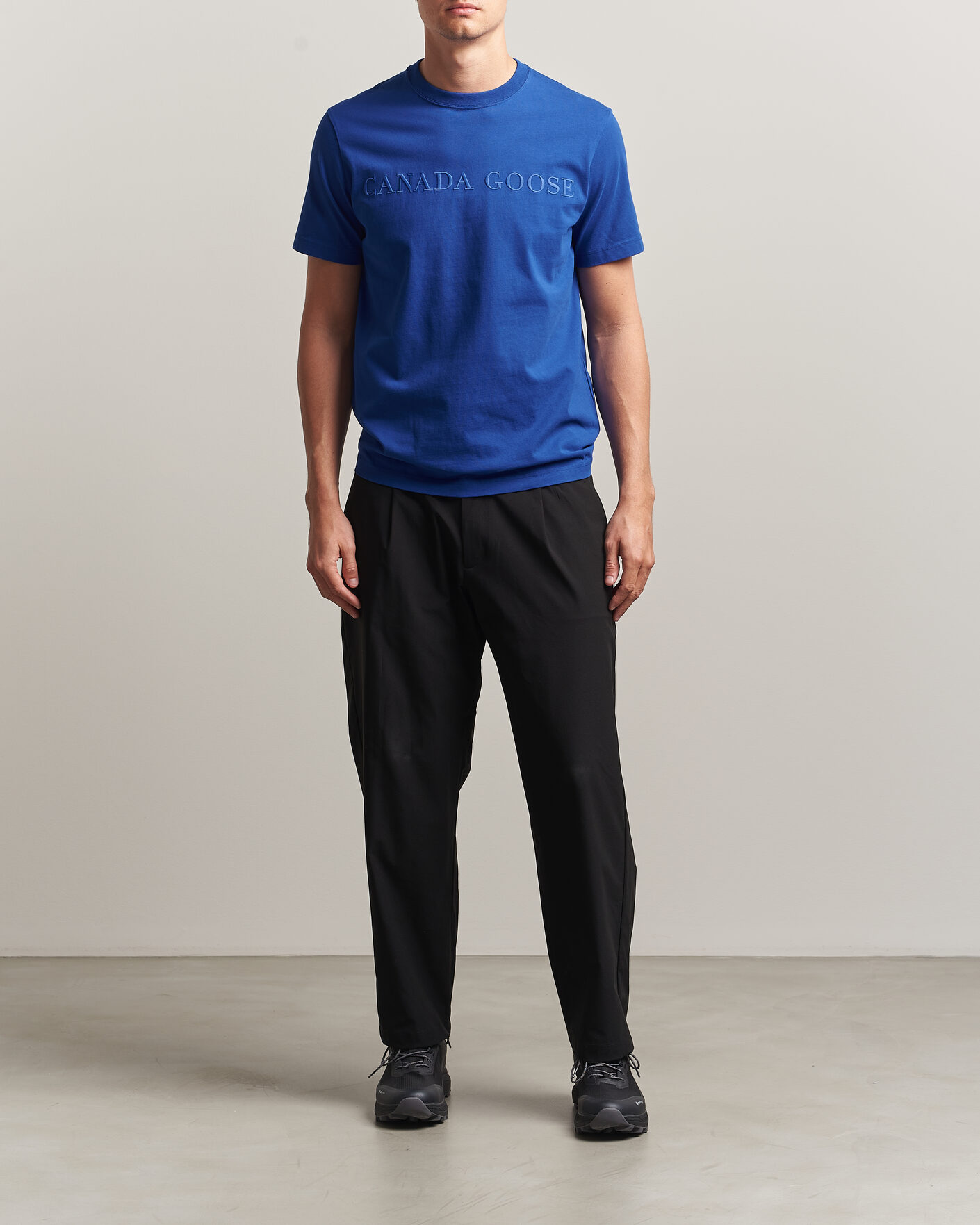 Herren | T-Shirts | Canada Goose | Vantage Wordmark T-Shirt Azurite Blue