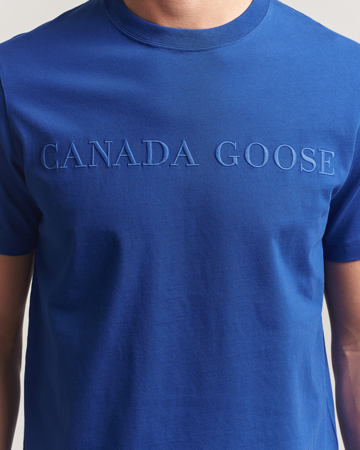 Herren | T-Shirts | Canada Goose | Vantage Wordmark T-Shirt Azurite Blue