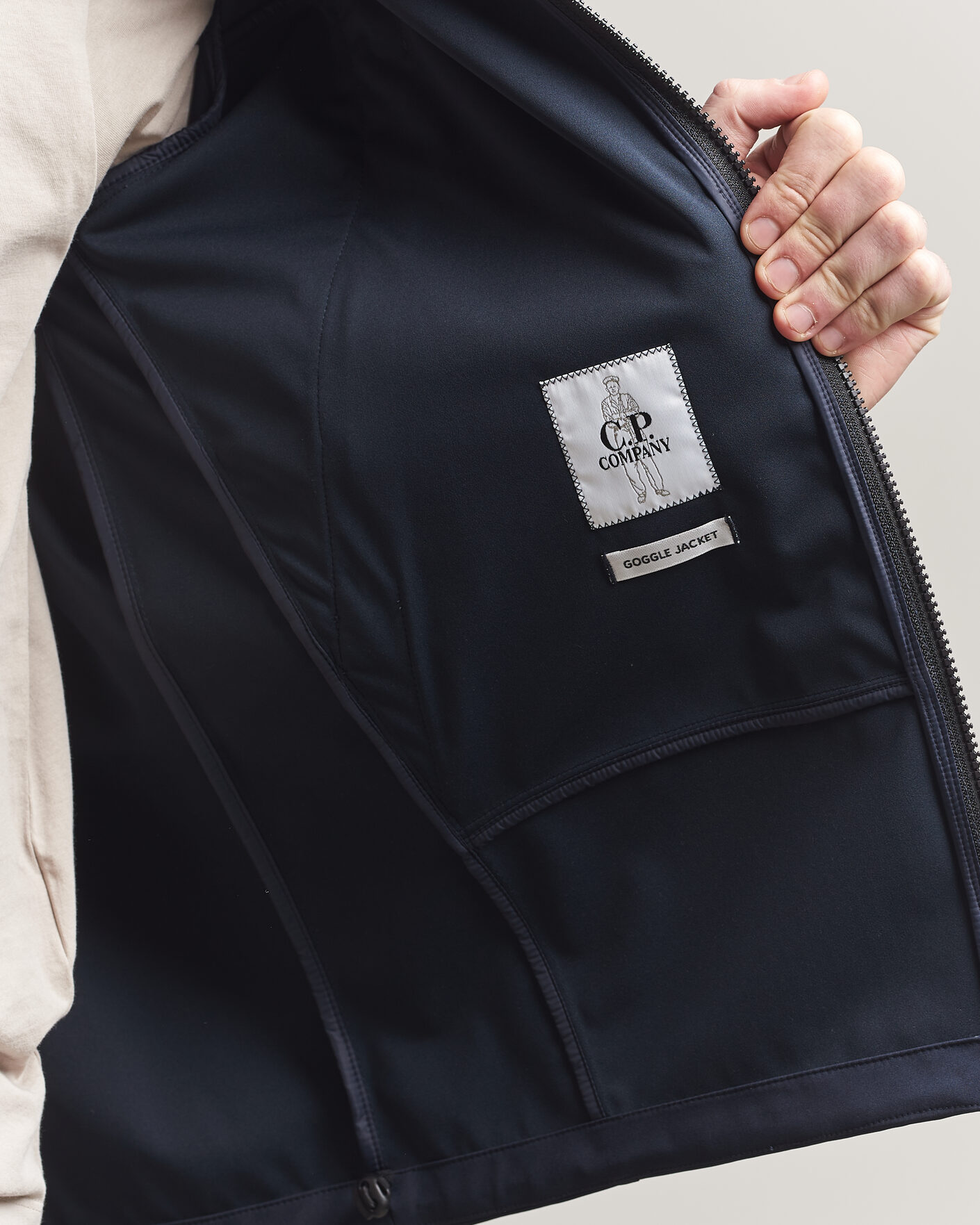 Herren | Jacken | C.P. Company | Shell-R Goggle Hood Jacket Navy