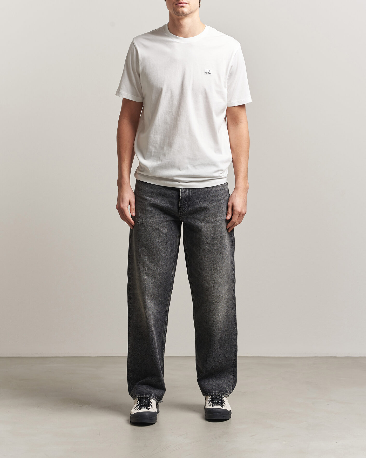 Herren | T-Shirts | C.P. Company | Short Sleeve Small Logo T-Shirt White