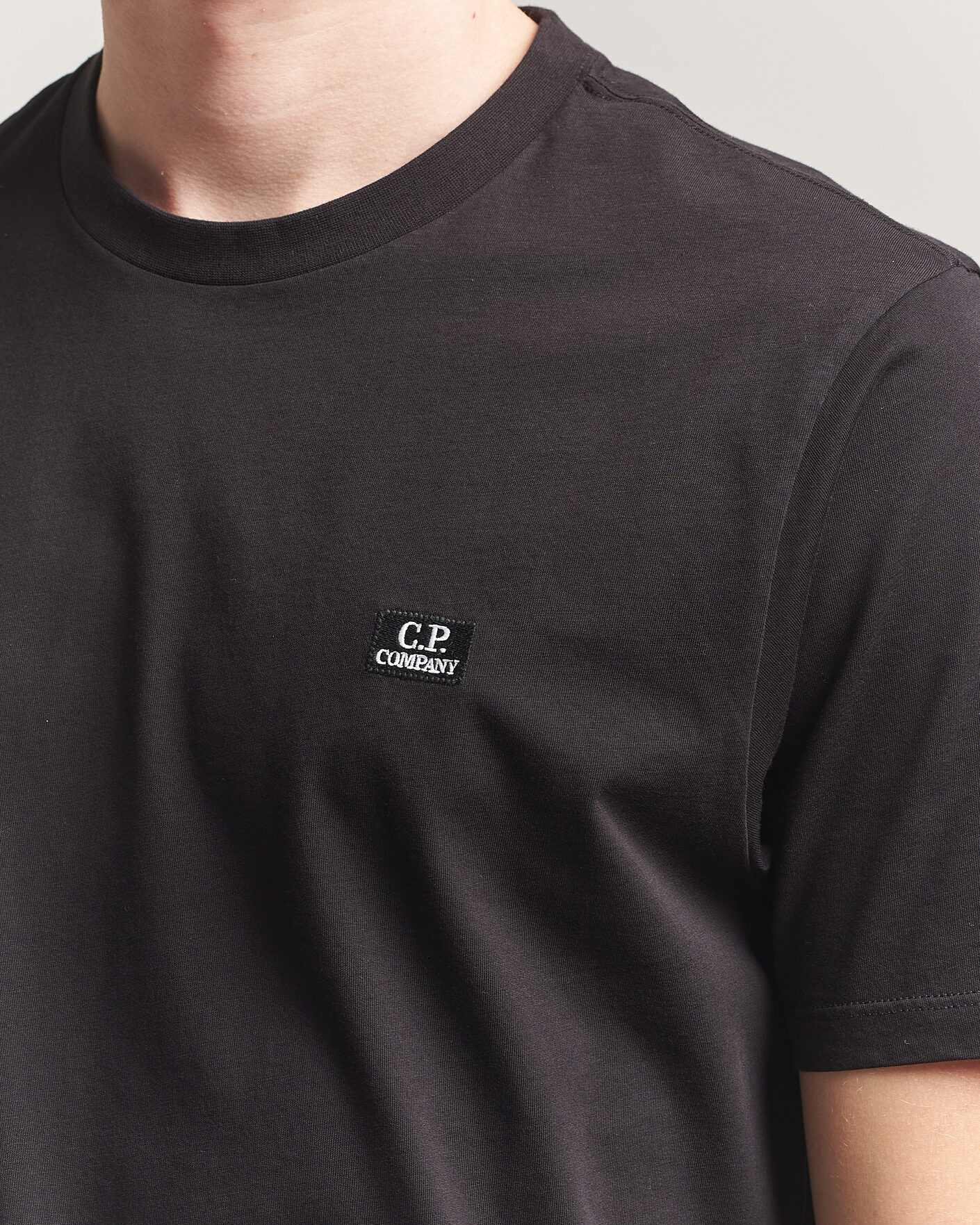 Herren | T-Shirts | C.P. Company | Short Sleeve Small Logo T-Shirt Black