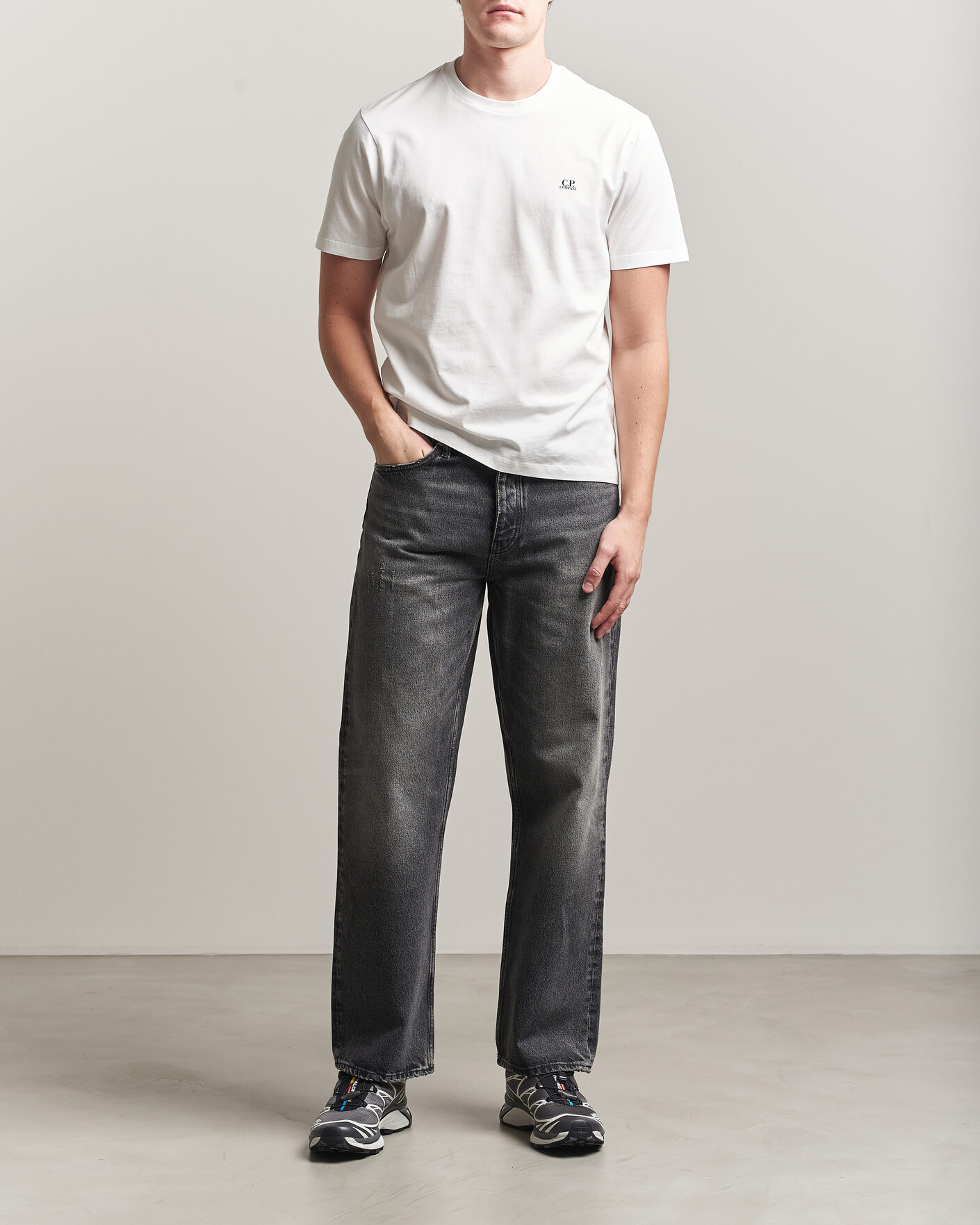 Herren | T-Shirts | C.P. Company | Short Sleeve Back Print T-Shirt White