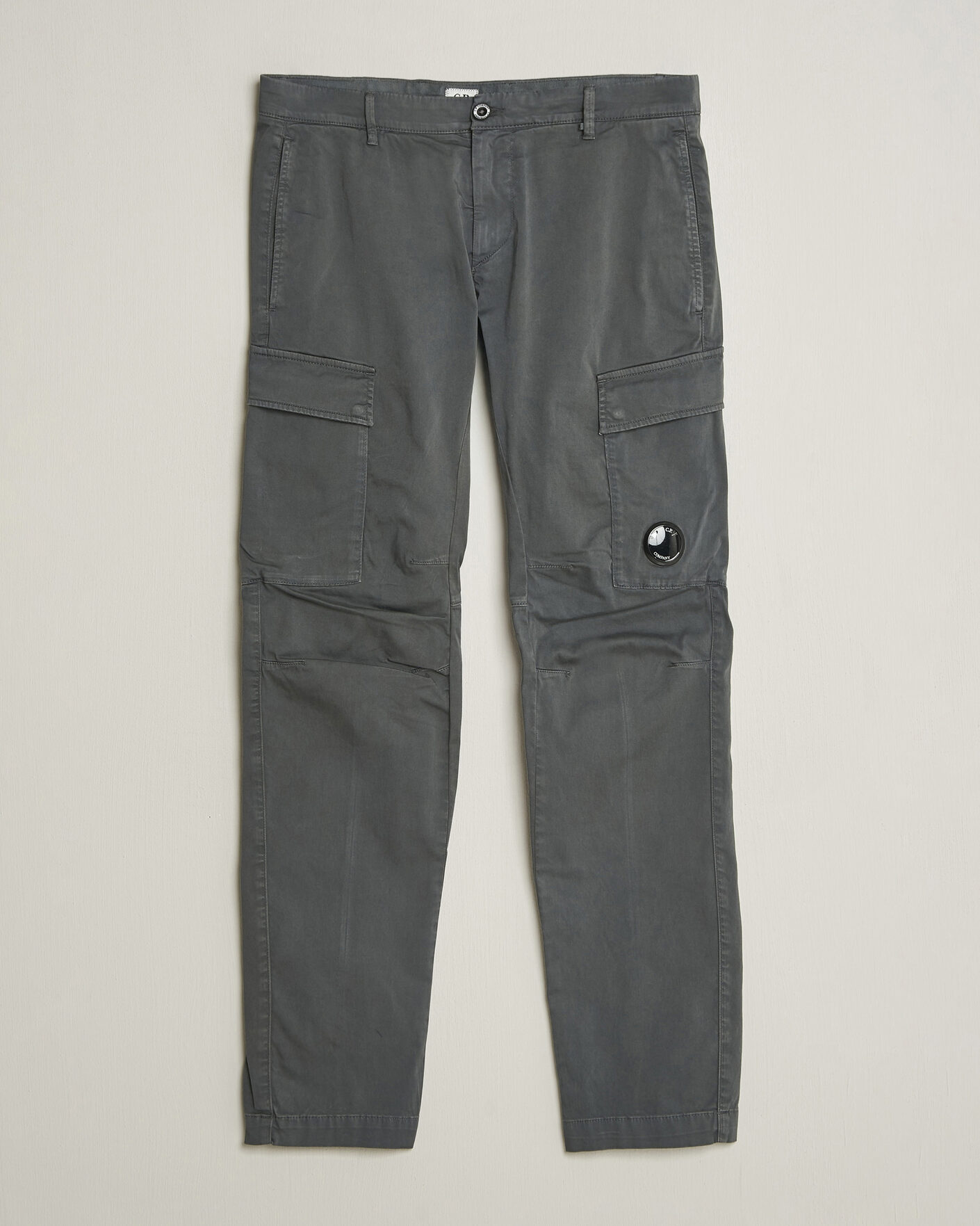 Herren | Hosen | C.P. Company | Satin Stretch Cargo Pants Dark Grey