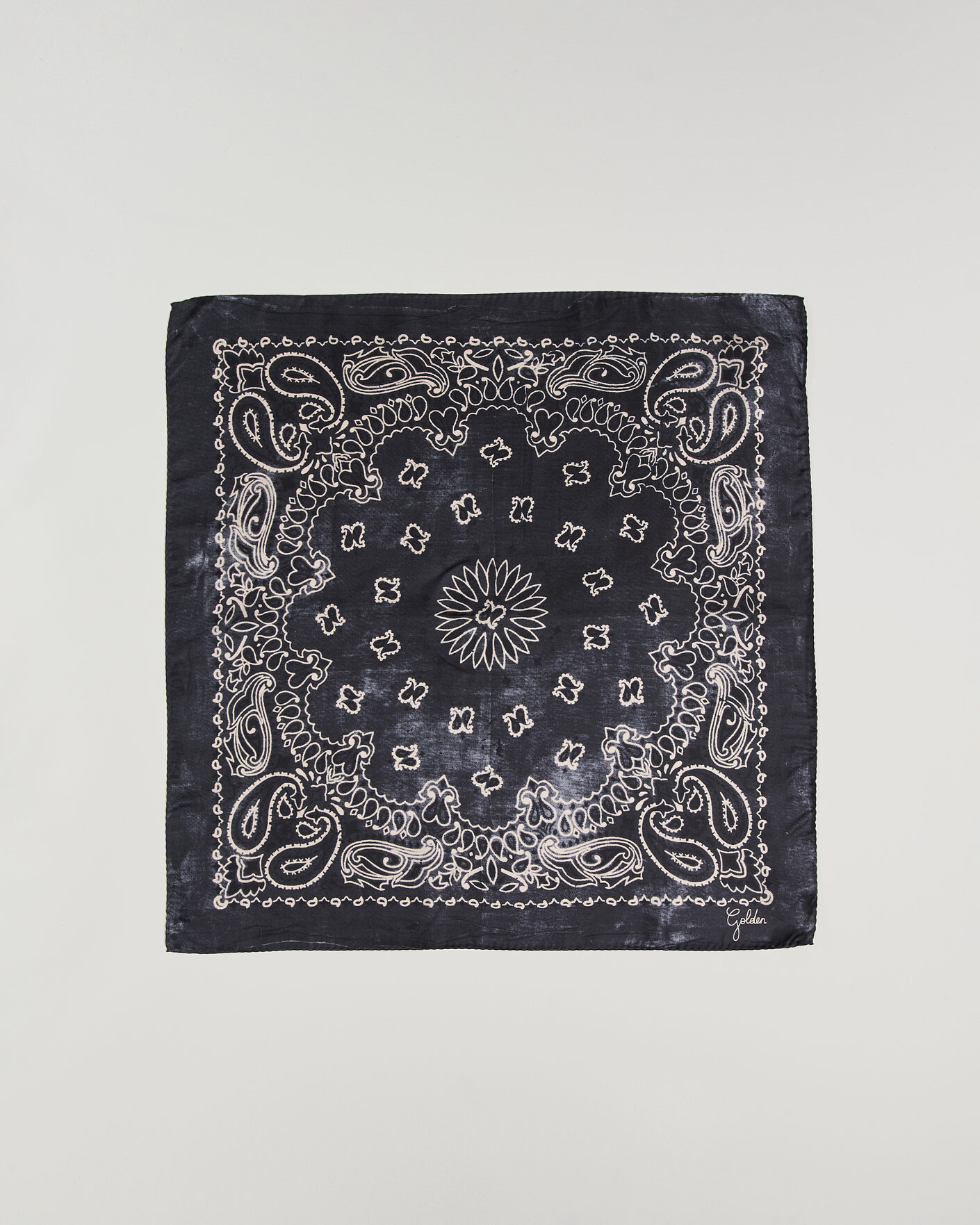 Herren | Einstecktücher | Golden Goose | Paisley Silk Bandana Antracite