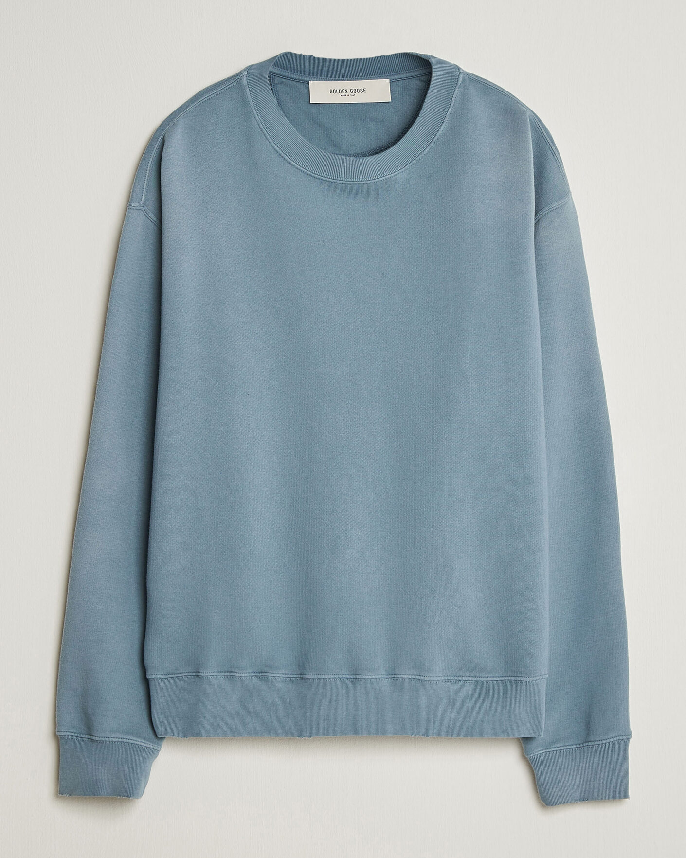 Herren | Pullover | Golden Goose | Boxi Faded Cotton Sweatshirt Windward Blue