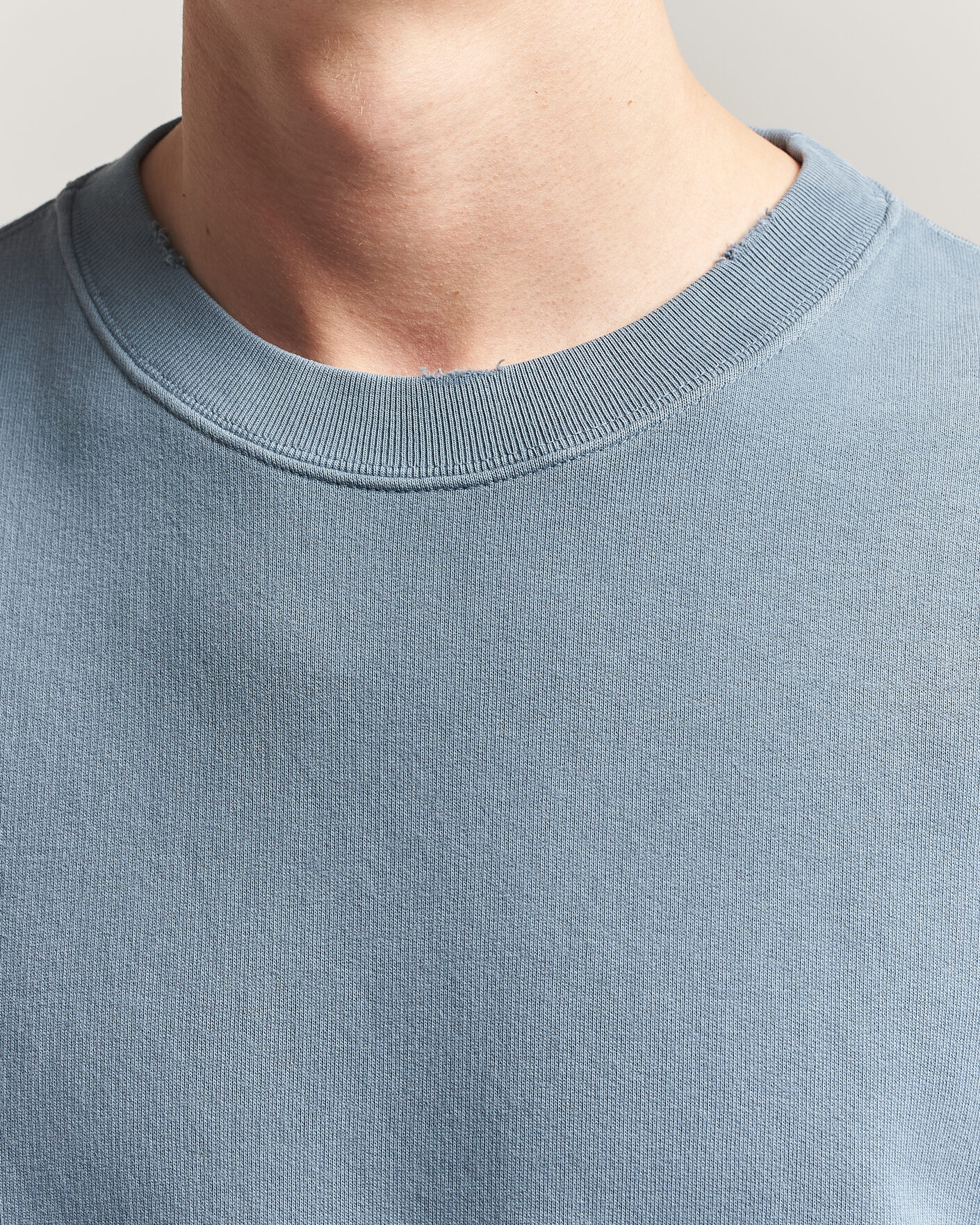 Herren | Pullover | Golden Goose | Boxi Faded Cotton Sweatshirt Windward Blue