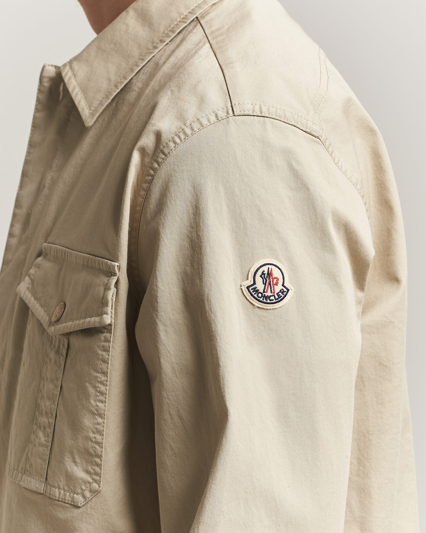 Herren | Hemden | Moncler | Double Pocket Overshirt Beige