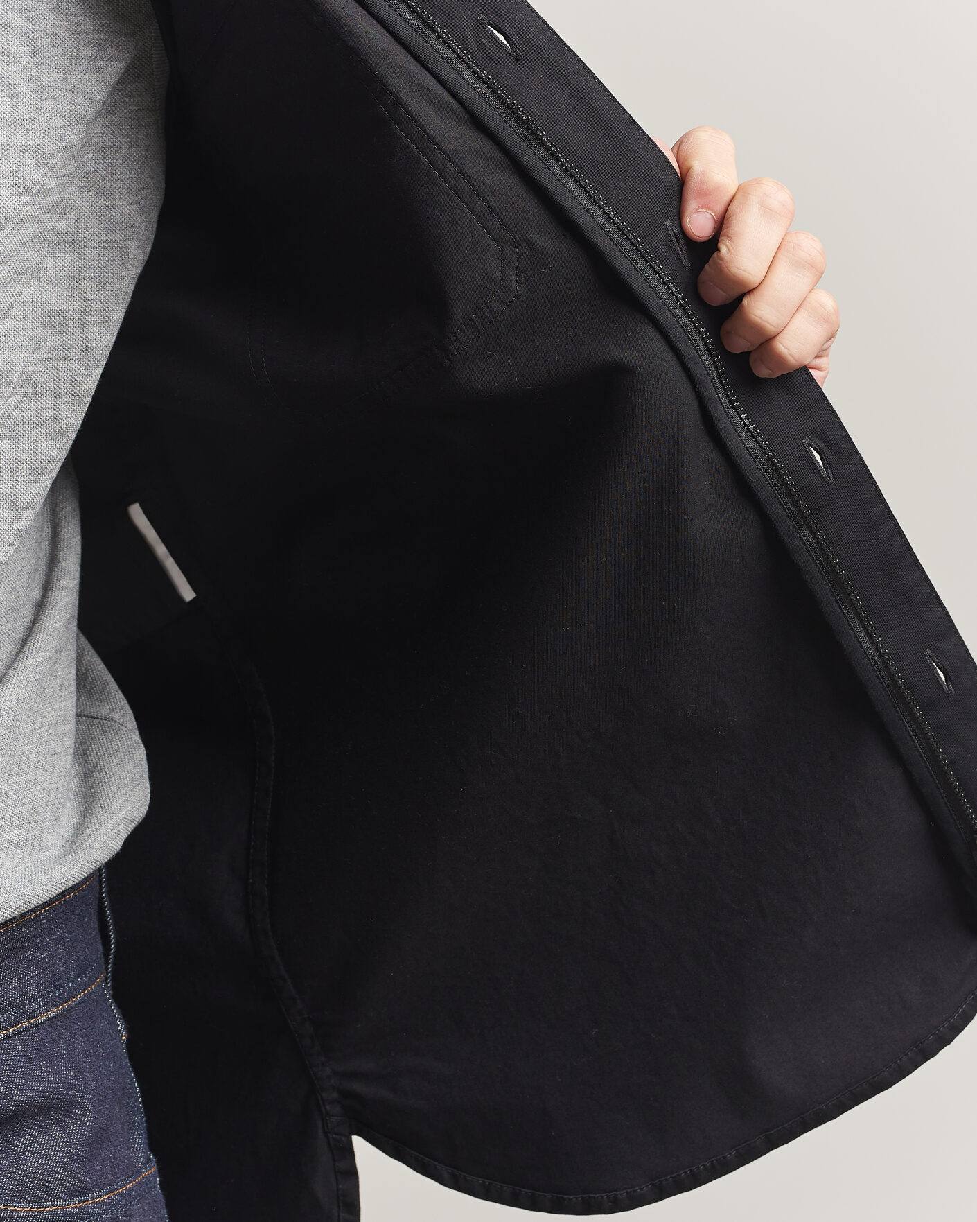 Herren | Hemden | Moncler | Double Pocket Overshirt Black