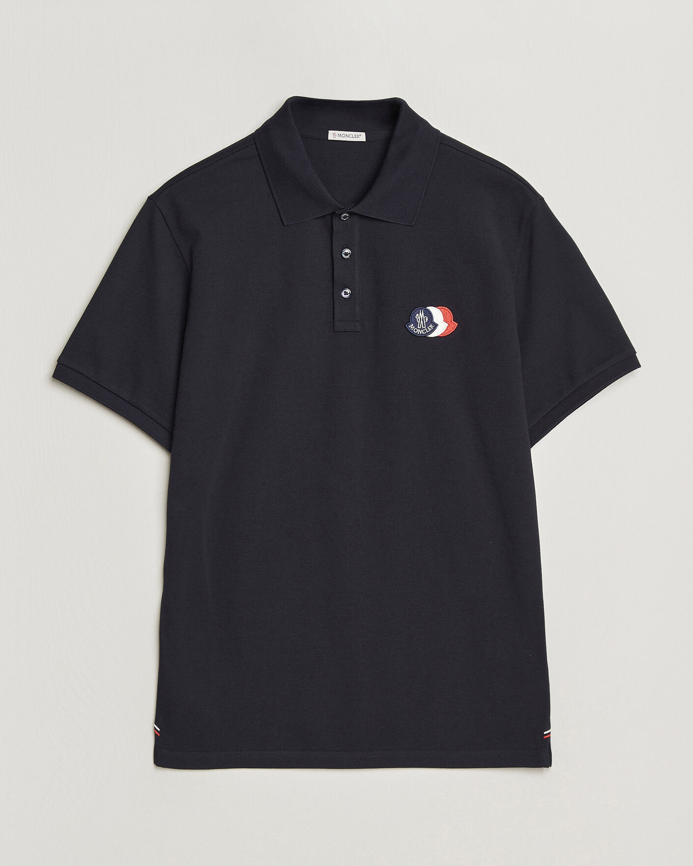 Herren | Poloshirts | Moncler | Tricolore Logo Polo Navy