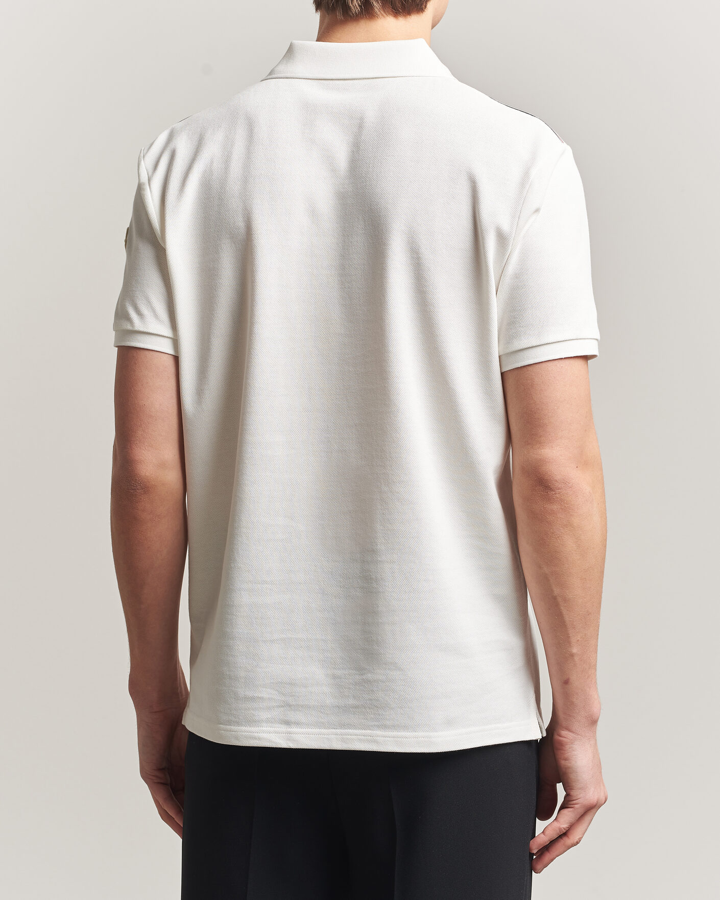 Herren | Poloshirts | Moncler | Tricolore Shoulder Polo White
